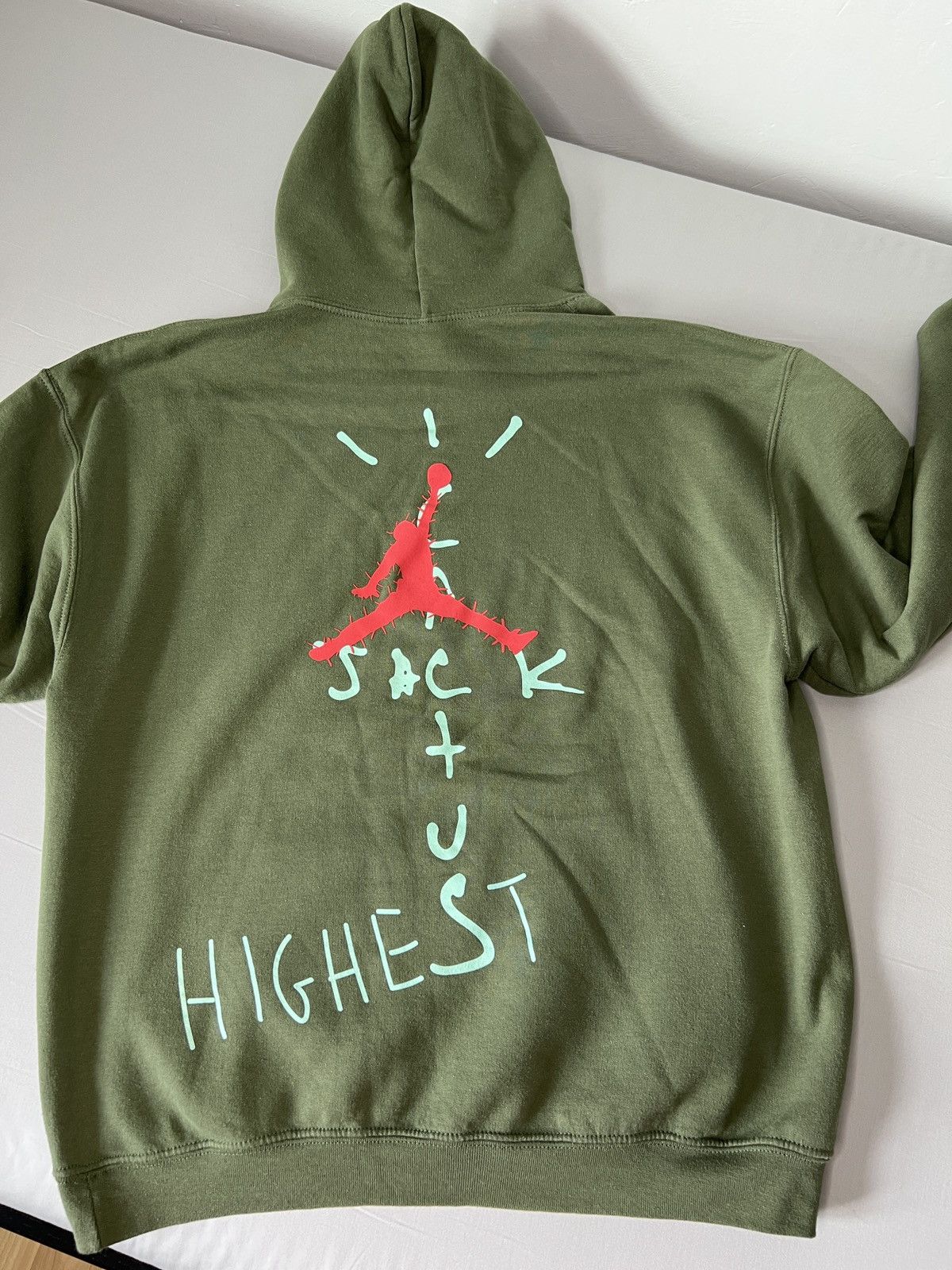 Travis Scott Nike Travis Scott Cactus Jack Highest Glow In Dark Hoodie L Size US L / EU 52-54 / 3 - 3 Thumbnail