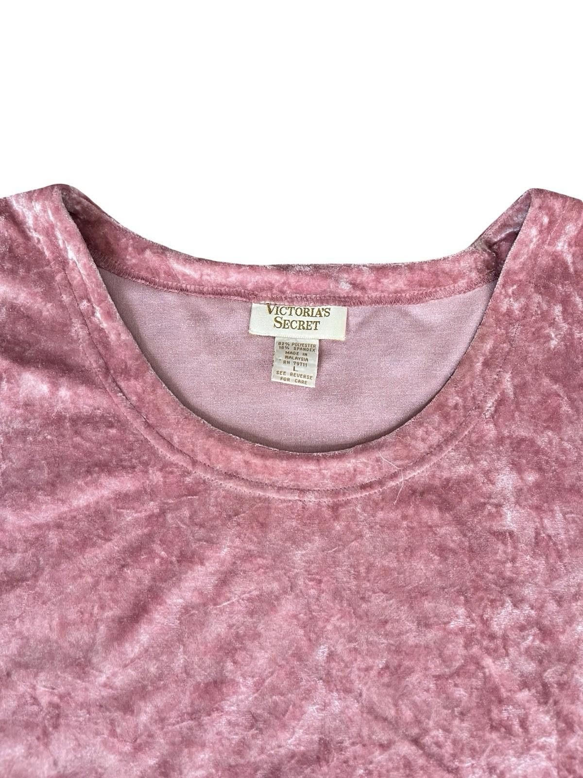 Other Victoria Secret Pink Velvet Short Sleeve Dress for Women Size ONE SIZE - 4 Thumbnail