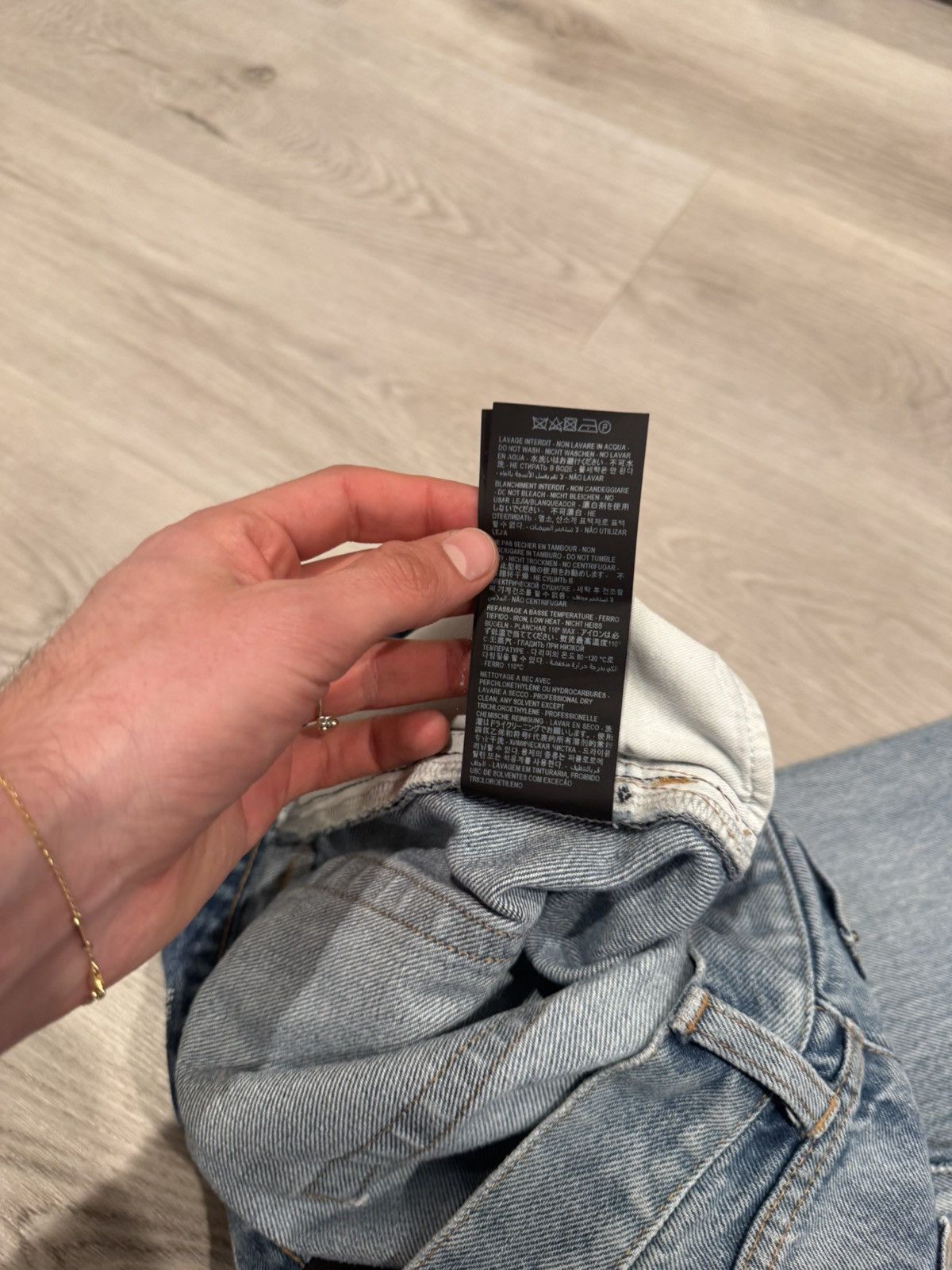 Saint Laurent Paris s/s 2020 distressed denim!! Size US 28 / EU 44 - 9 Thumbnail