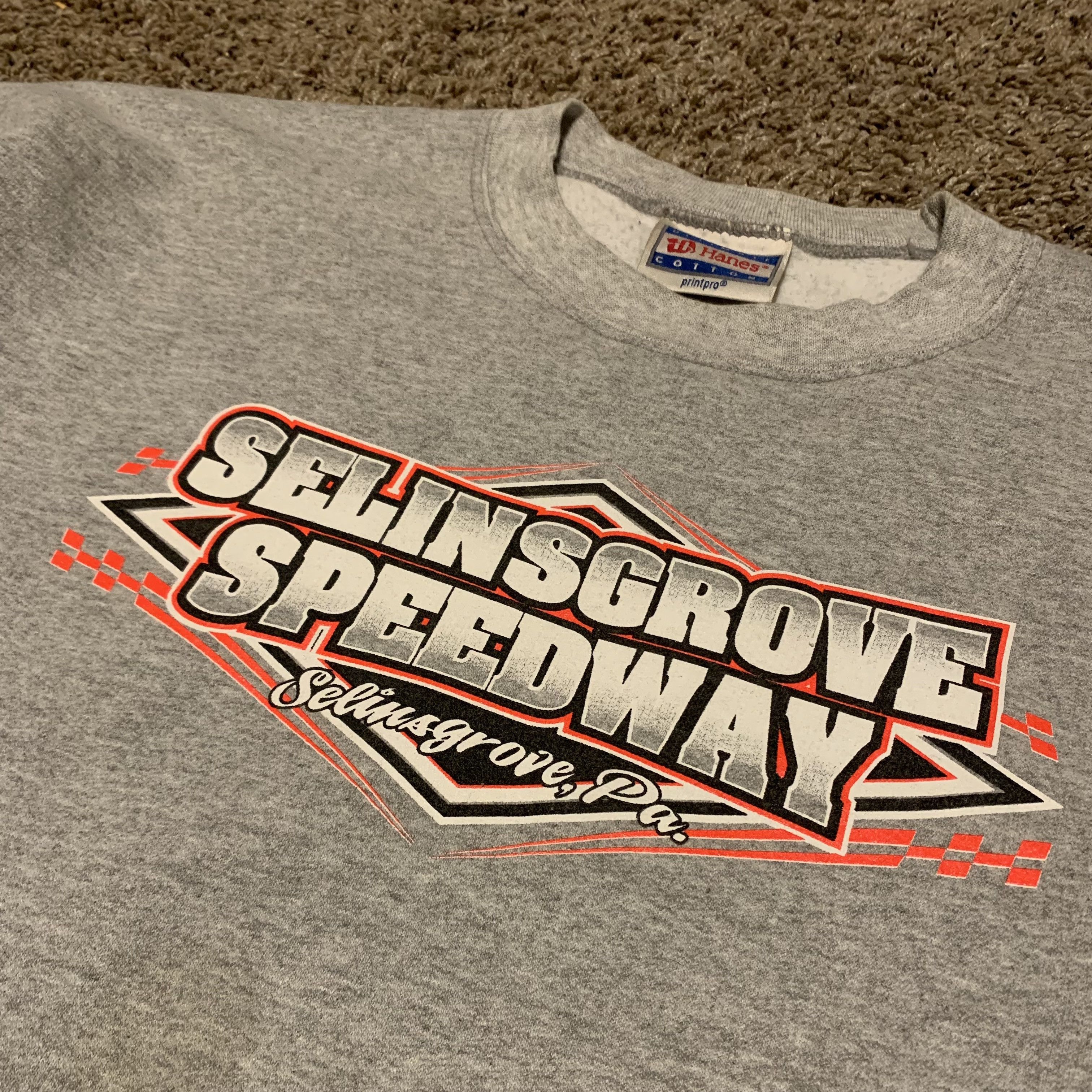 Hanes VINTAGE RACING CREWNECK SWEATSHIRT Size US L / EU 52-54 / 3 - 2 Thumbnail