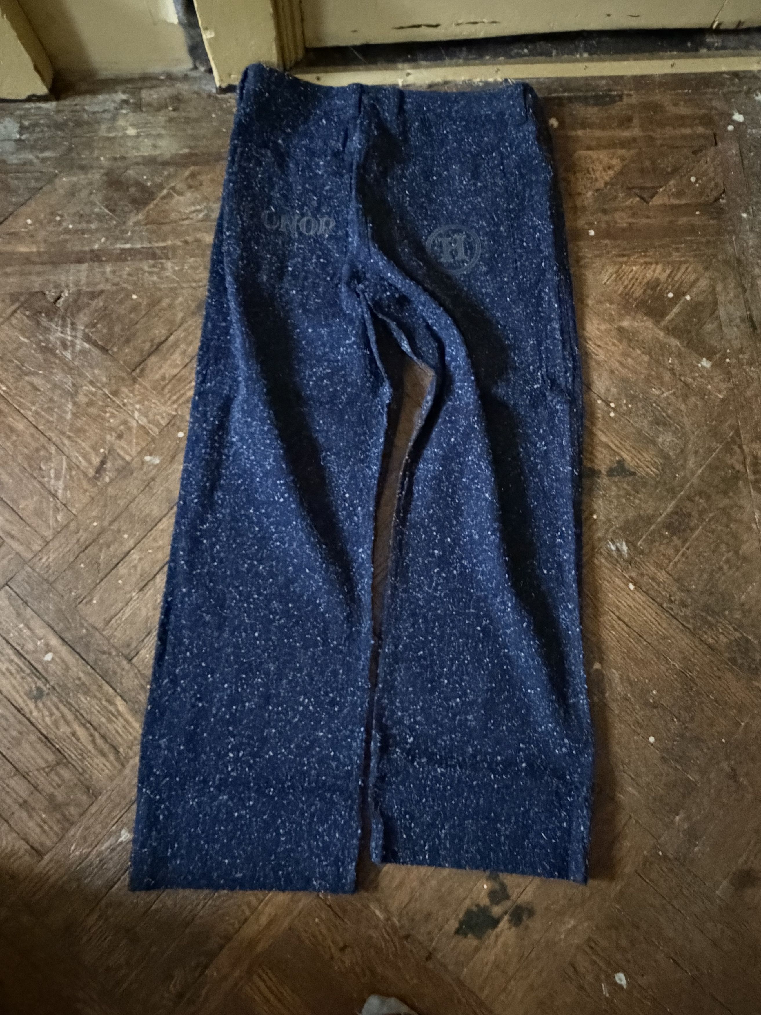 Honor the Gift Nep Yarn Wide Leg - Blue Size US 40 / EU 56 - 4 Thumbnail