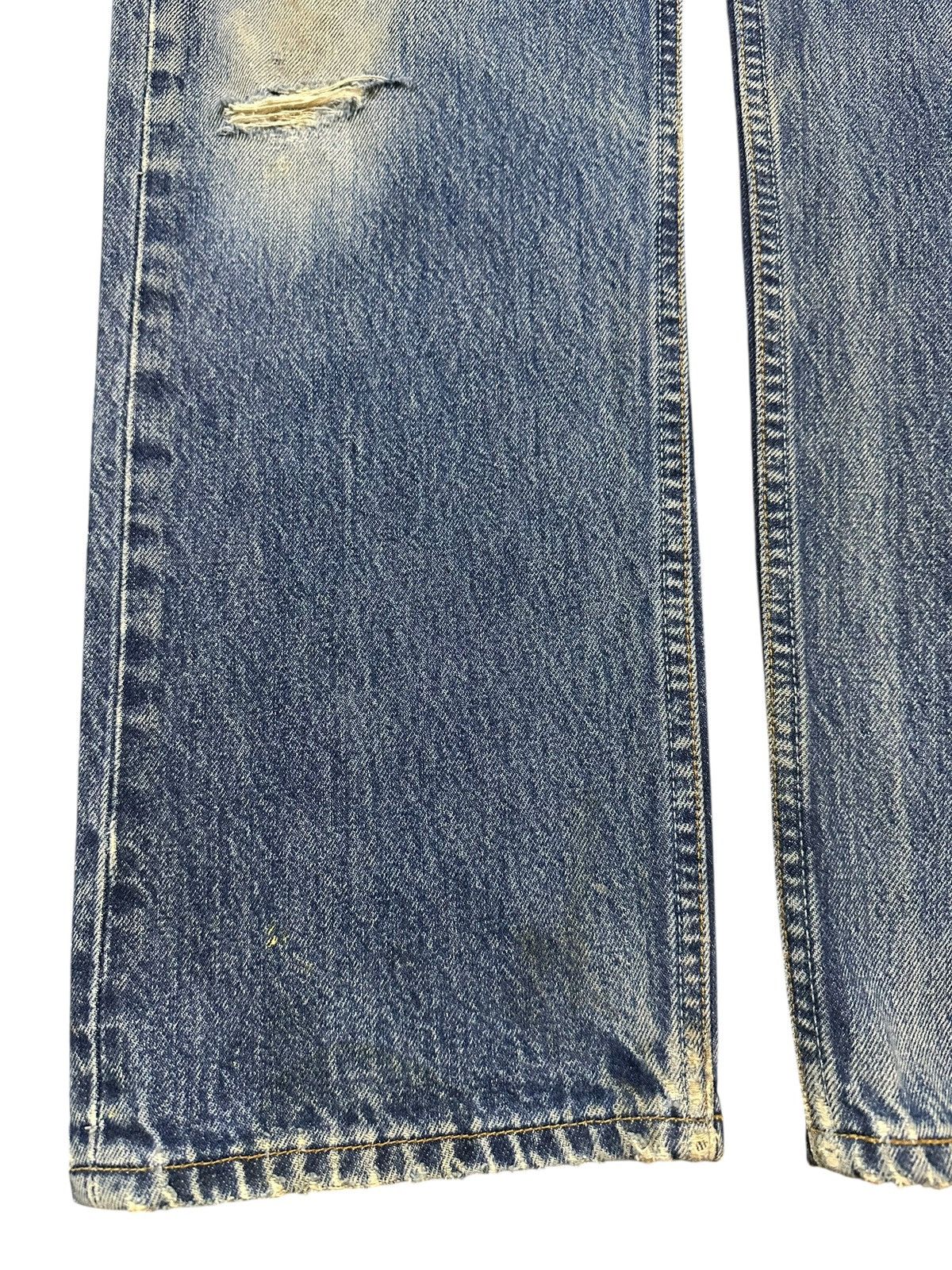 Levi's Vintage 90s Levis 501 Faded Wash Distress Style Loose Jeans Size US 32 / EU 48 - 7 Thumbnail