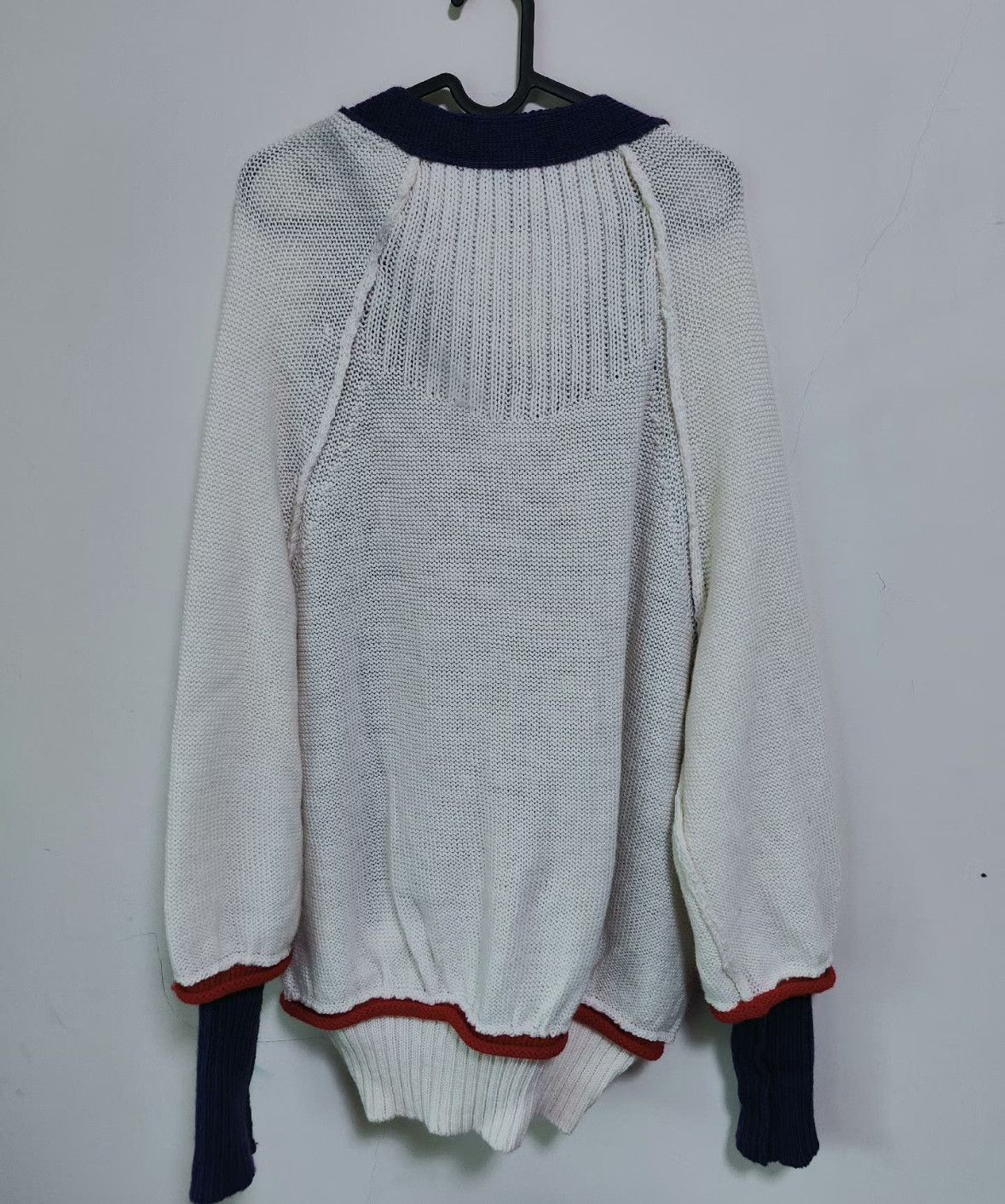 Kiko Kostadinov Kiko Kostadinov 22fw 22aw Blue and White Cardigan Size US M / EU 48-50 / 2 - 2 Thumbnail