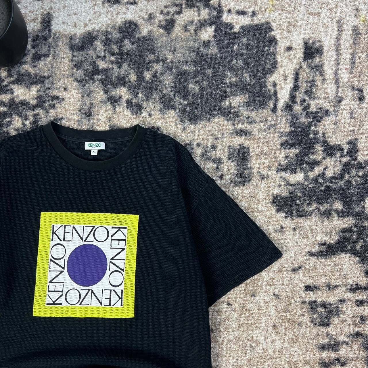 Kenzo Kenzo Paris Luxury Big Logo Waffle T-Shirt 1TS105 Size US M / EU 48-50 / 2 - 2 Thumbnail