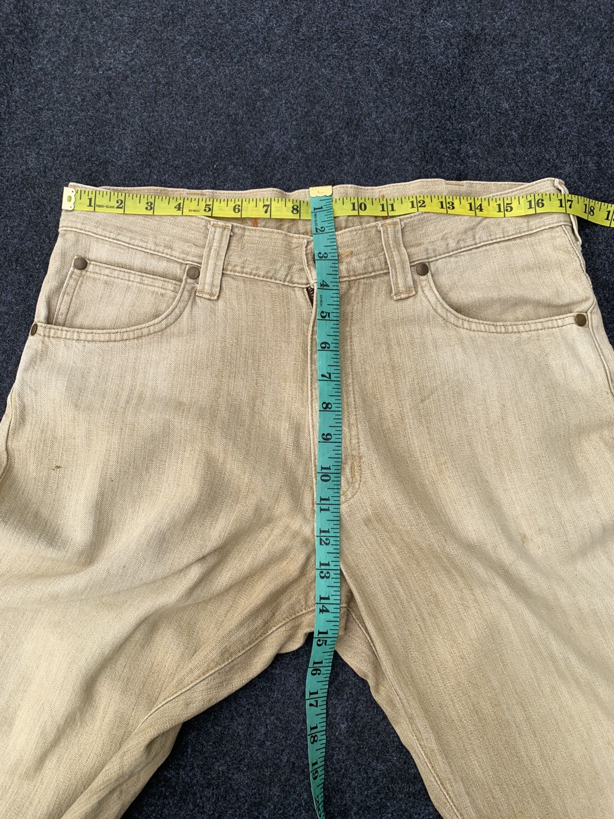 Wrangler Vintage Wrangler Buckle Back Straight Wide Denim Jeans. Size US 34 / EU 50 - 8 Thumbnail