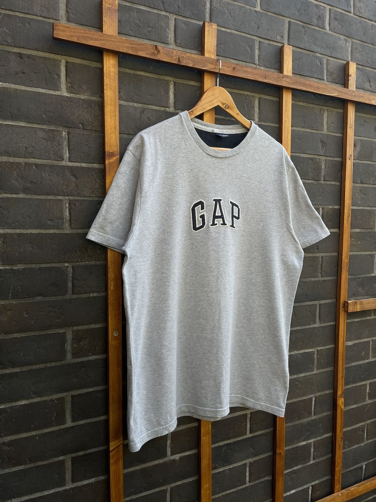 Vintage Gap Logo Boxy Fit T-shirt Kanye Style Y2K