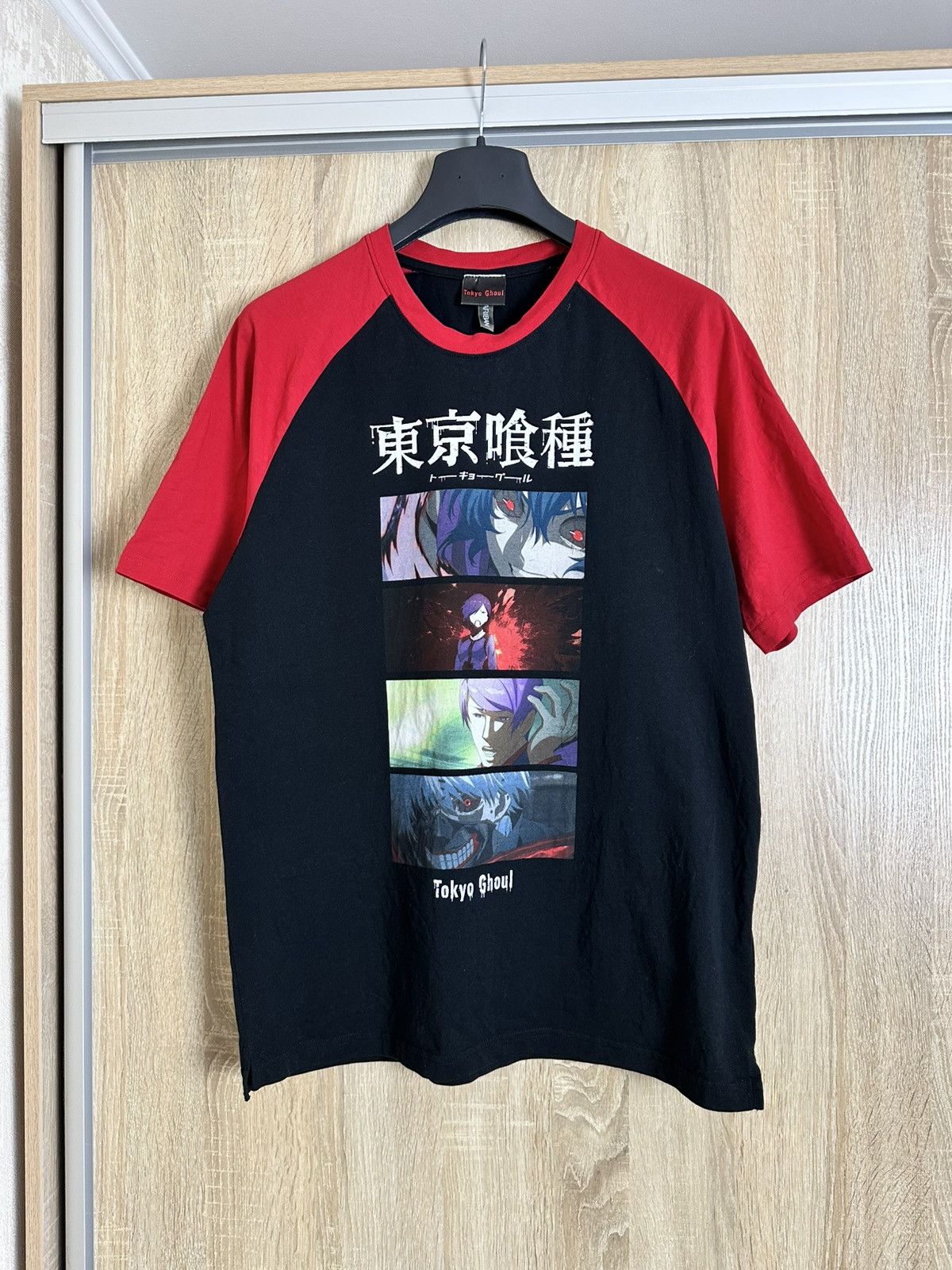 Anime 🔥 Rare Animagic Tokyo Ghoul Kaneki Anime Manga T shirt L Y2K Size US L / EU 52-54 / 3 - 1 Thumbnail