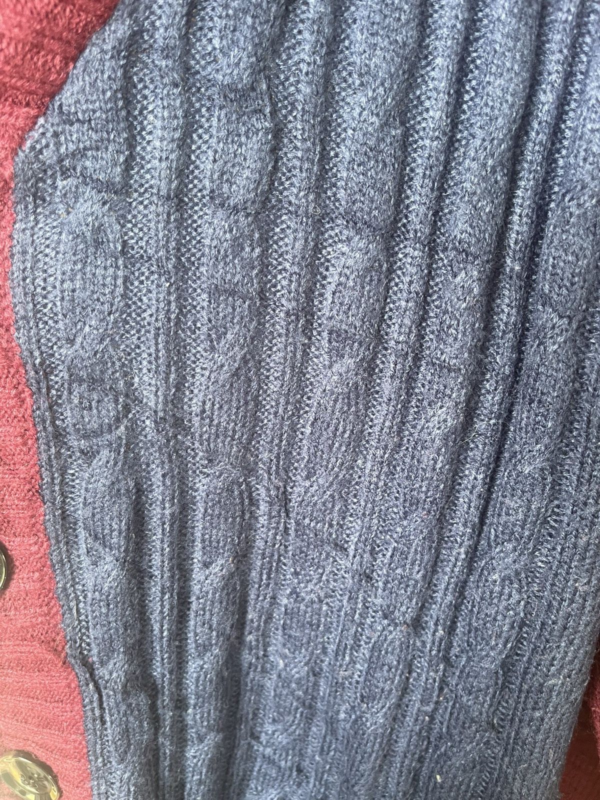 Aran Sweater Market × Japanese Brand Rare design BACK NUMBER KNIT SWEATER Size US XL / EU 56 / 4 - 12 Thumbnail