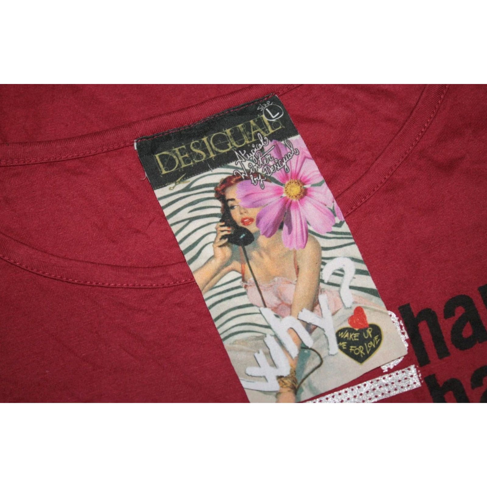 Desigual Desigual red jumper tunic womens L Size L / US 10 / IT 46 - 6 Thumbnail