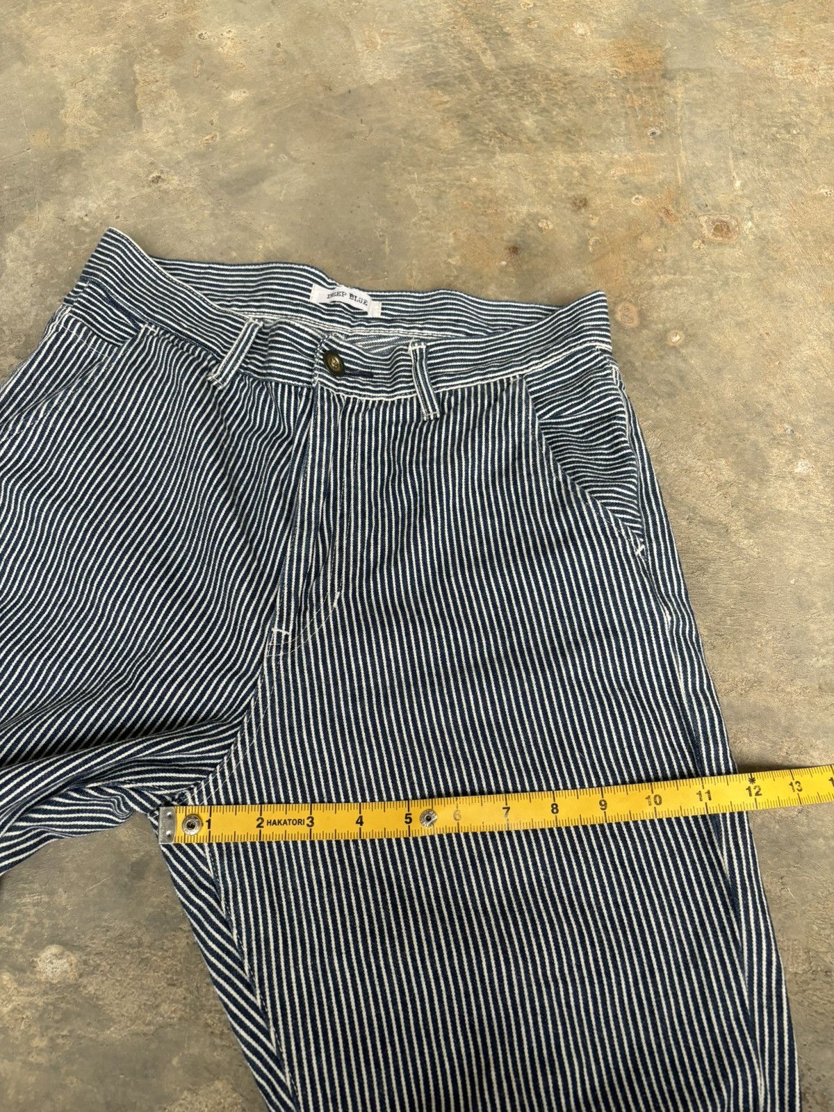 Other japanese Brand Deep Blue Stripe Pants Size US 29 - 11 Thumbnail