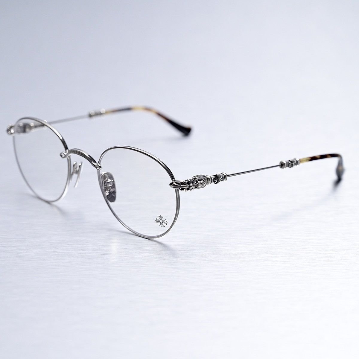 Chrome Hearts CHROME HEARTS BUBBA - A SHINY SILVER - PLASTIC GLASSES Size ONE SIZE - 2 Thumbnail