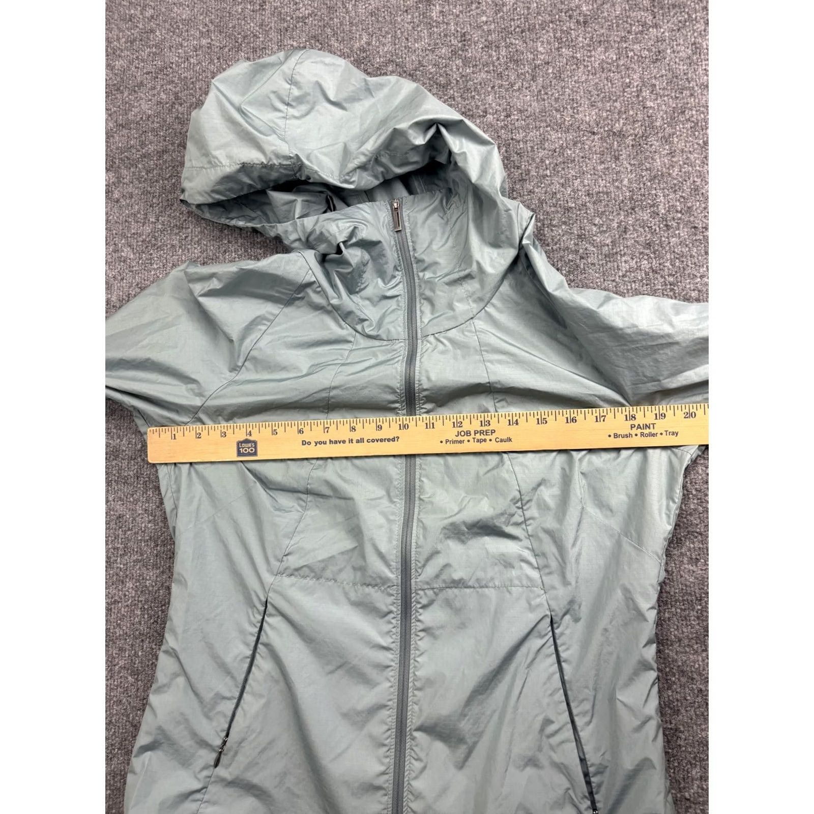 Vintage Nau Jacket Womens Small Gray Hooded Full Zip Lightweight Windbreaker Hiking Size S / US 4 / IT 40 - 4 Thumbnail