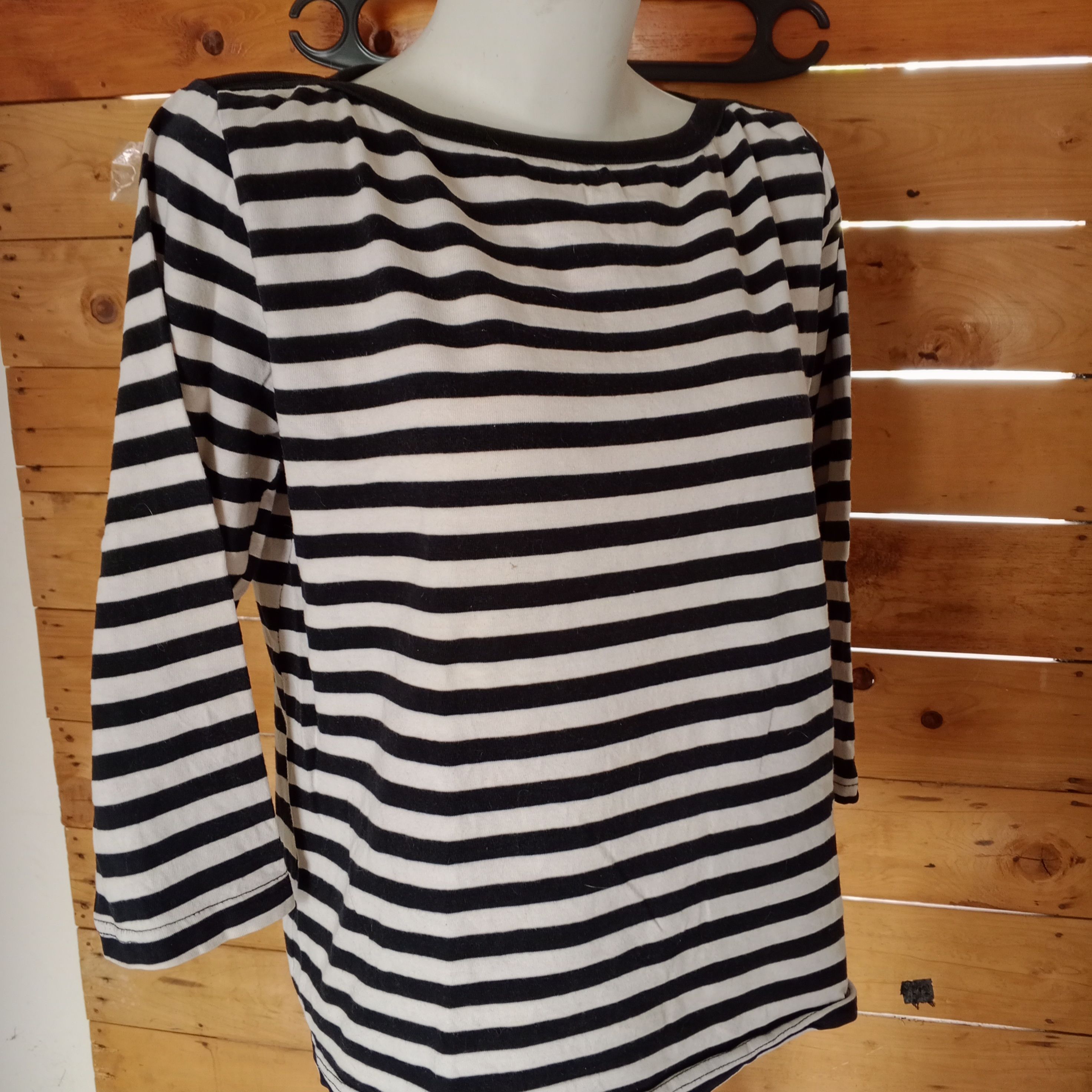 agnes b. Vintage Agnes B Stiped Black N White Size S / US 4 / IT 40 - 2 Thumbnail