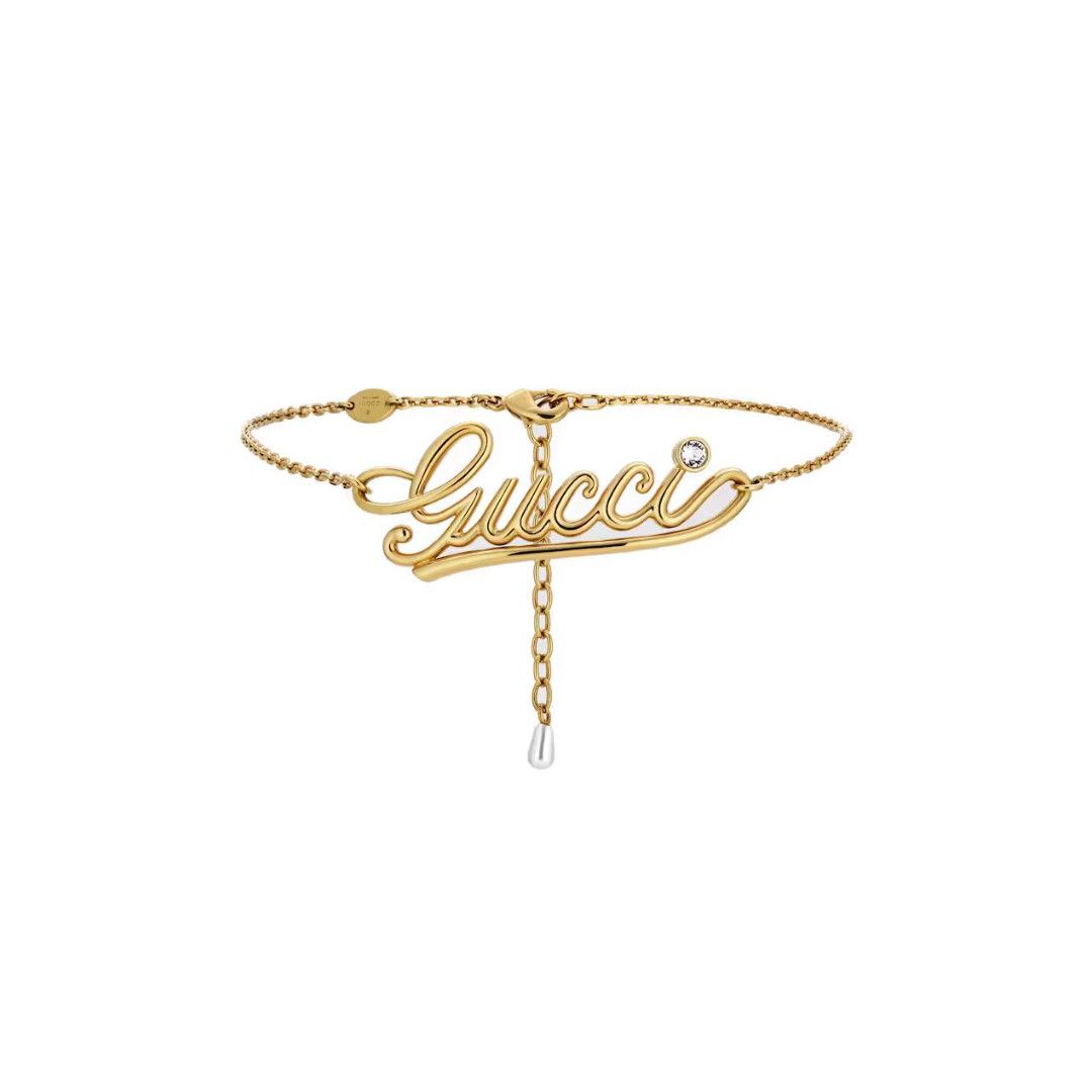 Gucci oc11z0126 Size: OS / Choker Necklace With Gucci Script Size ONE SIZE - 1 Thumbnail