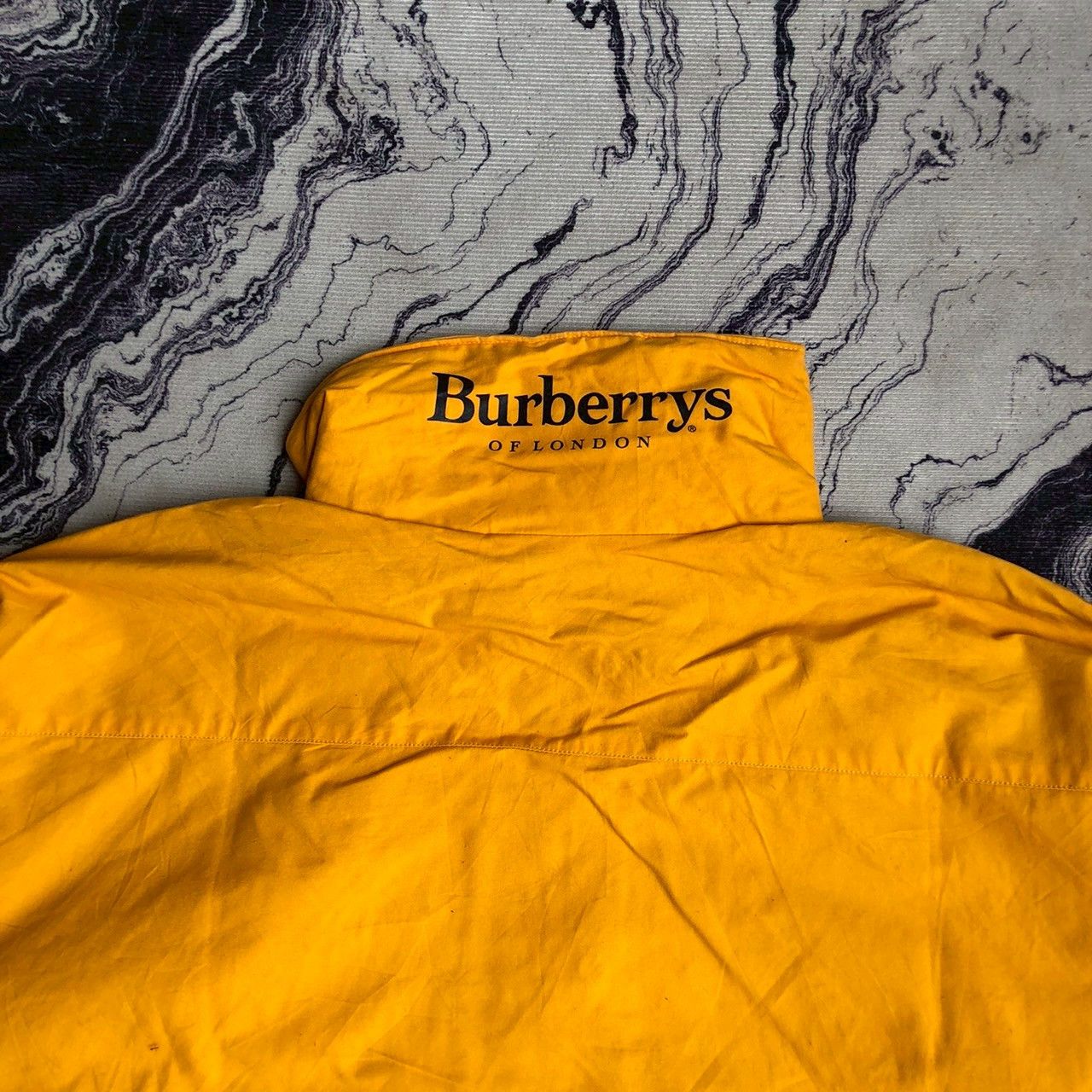 Burberry Vintage 90s Burberrys Nova Check Lined Yellow Jacket Size US L / EU 52-54 / 3 - 5 Thumbnail