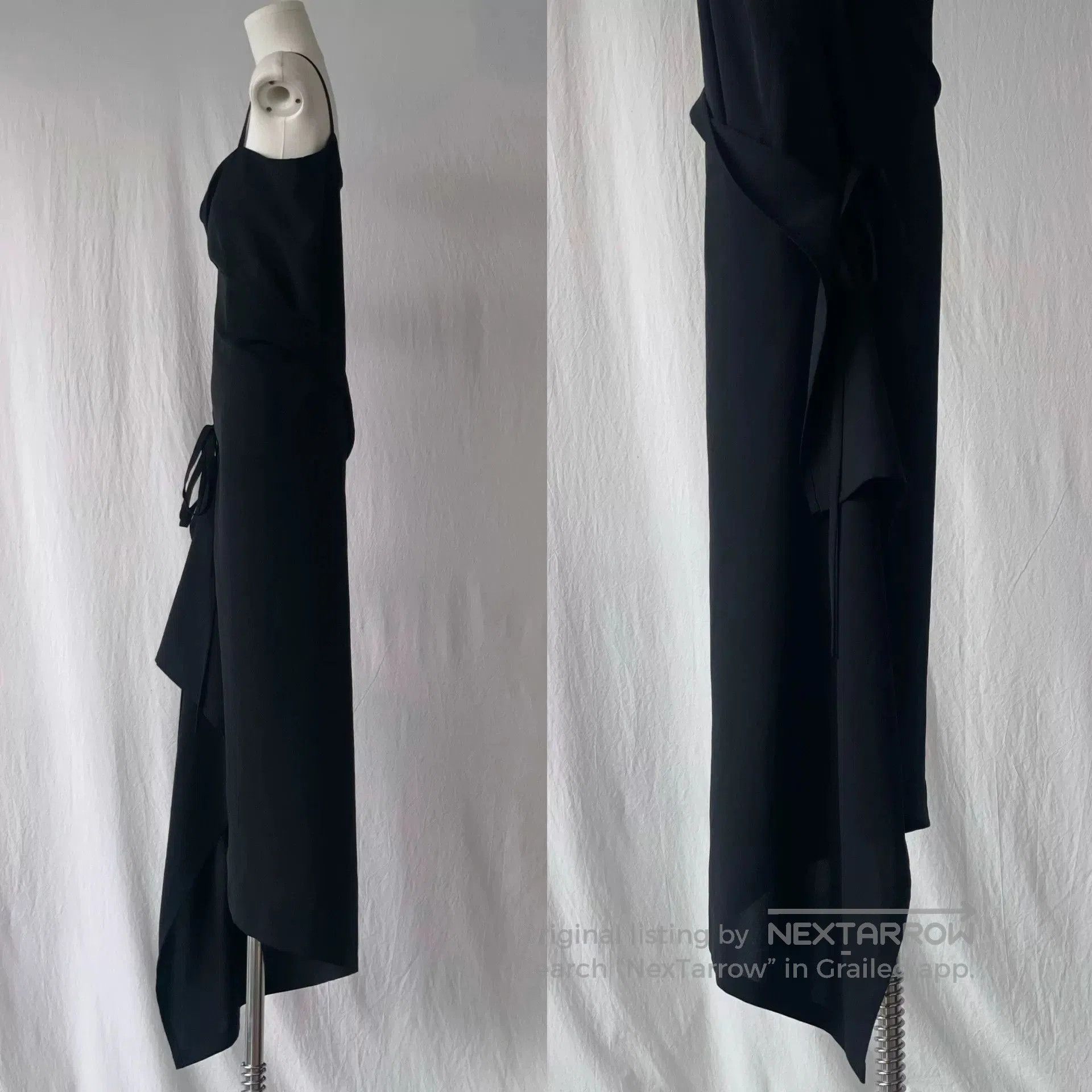 Limi Feu LimiFeu Asymmetrical Black Dress with Straps. Size S / US 4 / IT 40 - 5 Thumbnail