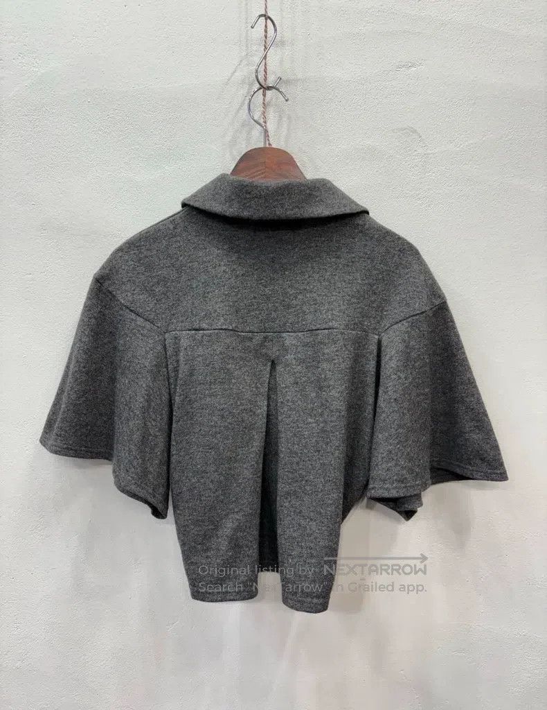 Comme des Garcons Comme Des Garcons Grey bow wool cardigan Size S / US 4 / IT 40 - 7 Thumbnail