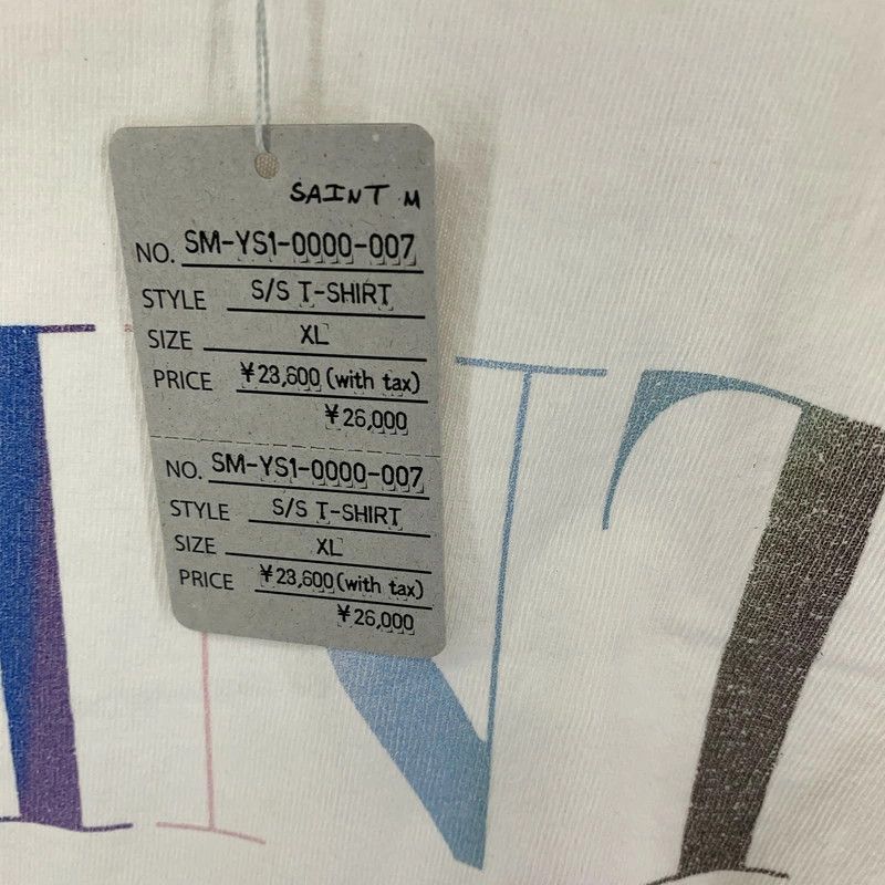 Saint Michael Rainbow Logo Print T-Shirt Size US XL / EU 56 / 4 - 5 Thumbnail