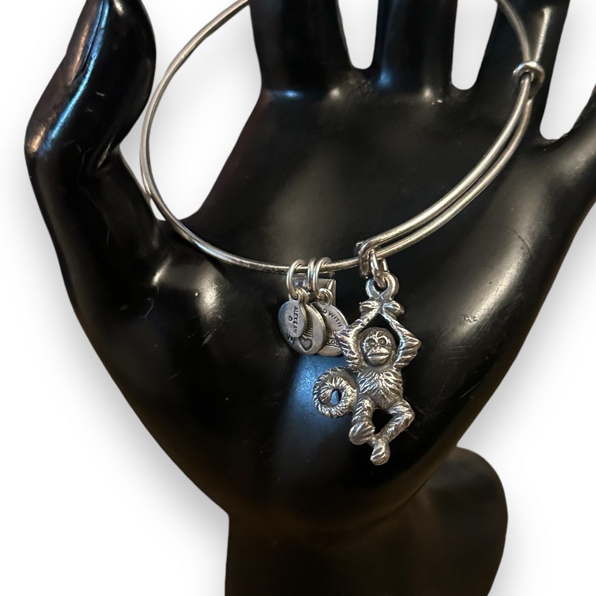 Other Alex and Ani monkey adjustable bangle charm bracelet Size ONE SIZE - 2 Thumbnail