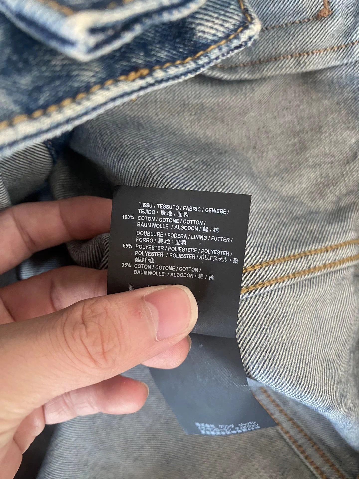 Saint Laurent Paris Saint Laurent slp17FW Bully Dog Embroidered Denim Jacket Size US L / EU 52-54 / 3 - 6 Thumbnail