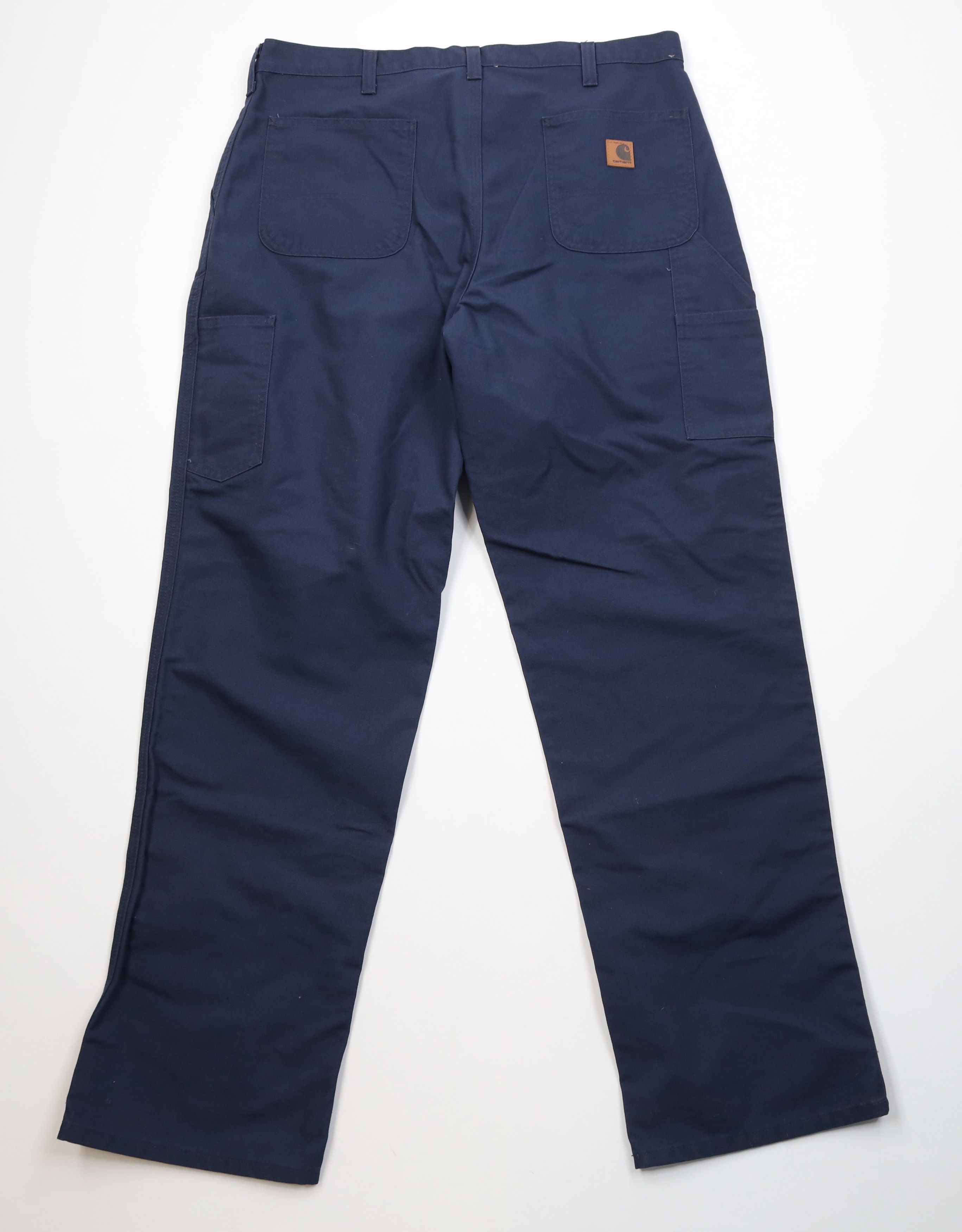 Carhartt Vintage Y2K Carhartt Wide Leg Dungaree Pants Navy Blue Size US 38 / EU 54 - 8 Thumbnail