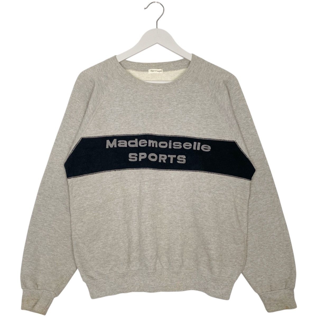 Vintage Vintage Ronmega Crewneck Sweatshirt Grey Pullover Size M Size US M / EU 48-50 / 2 - 1 Thumbnail