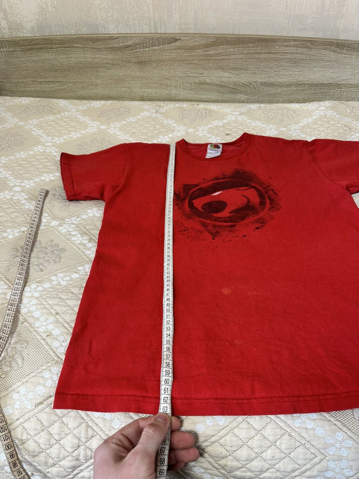 Cartoon Network 🔥 Thunder Cats Logo Cartoon Graphic T Shirt Red Vintage Logo Size US M / EU 48-50 / 2 - 12 Thumbnail