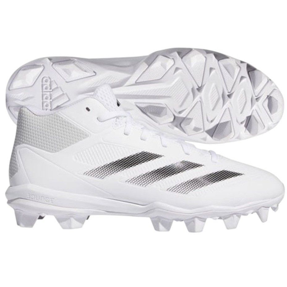 Adidas Adidas Adizero Impact 2 Spark White Molded Cleats IF5103 Men Size US 11.5 / EU 44-45 - 3 Thumbnail