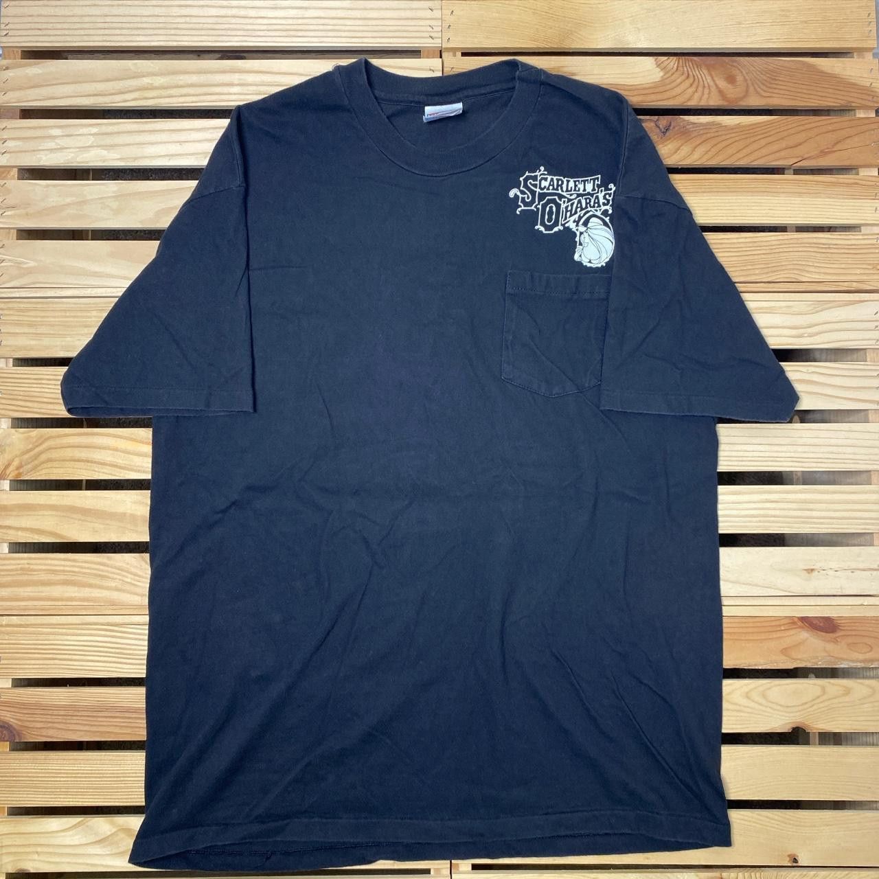 Hanes Vintage Scarlett O'Hara's Bike Week Black Biker Tee Size XL Size US XL / EU 56 / 4 - 2 Thumbnail