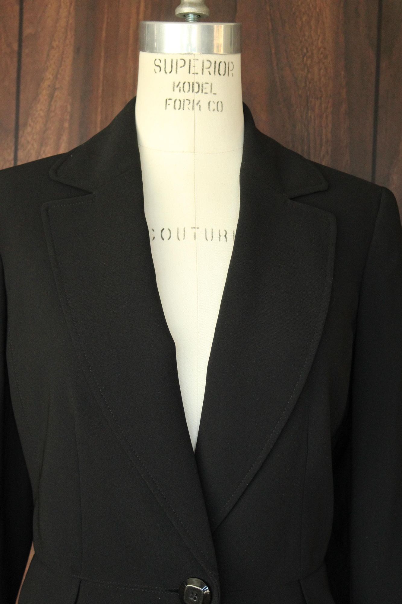 Jones New York Vintage 2000s Jacket, Jones New York Black Blazer, Size 4 Size S / US 4 / IT 40 - 3 Thumbnail