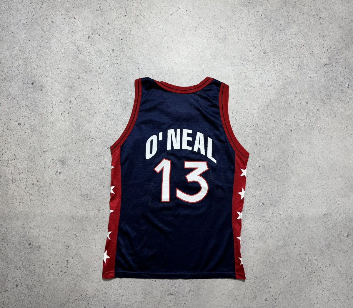 Champion Team USA O’neal #13 NBA Jersey Suit Shorts 1996