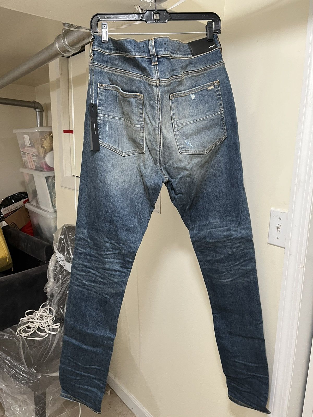 Amiri Amiri MX1 Plaid Jean Sz 38 Size US 38 / EU 54 - 6 Thumbnail
