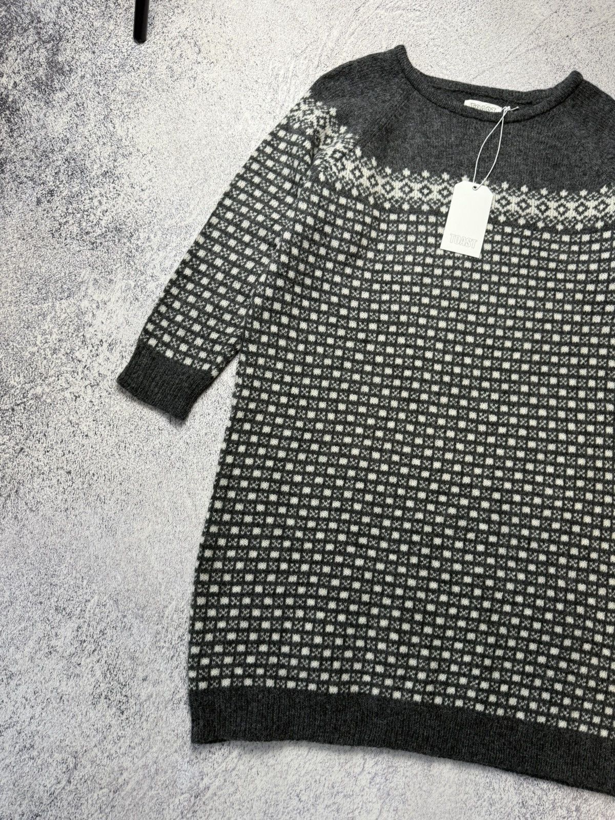 Designer Toast New Wool Dress Sweater Knitwear Women's Size 16 Size XXL / US 16-18 / IT 52-54 - 2 Thumbnail