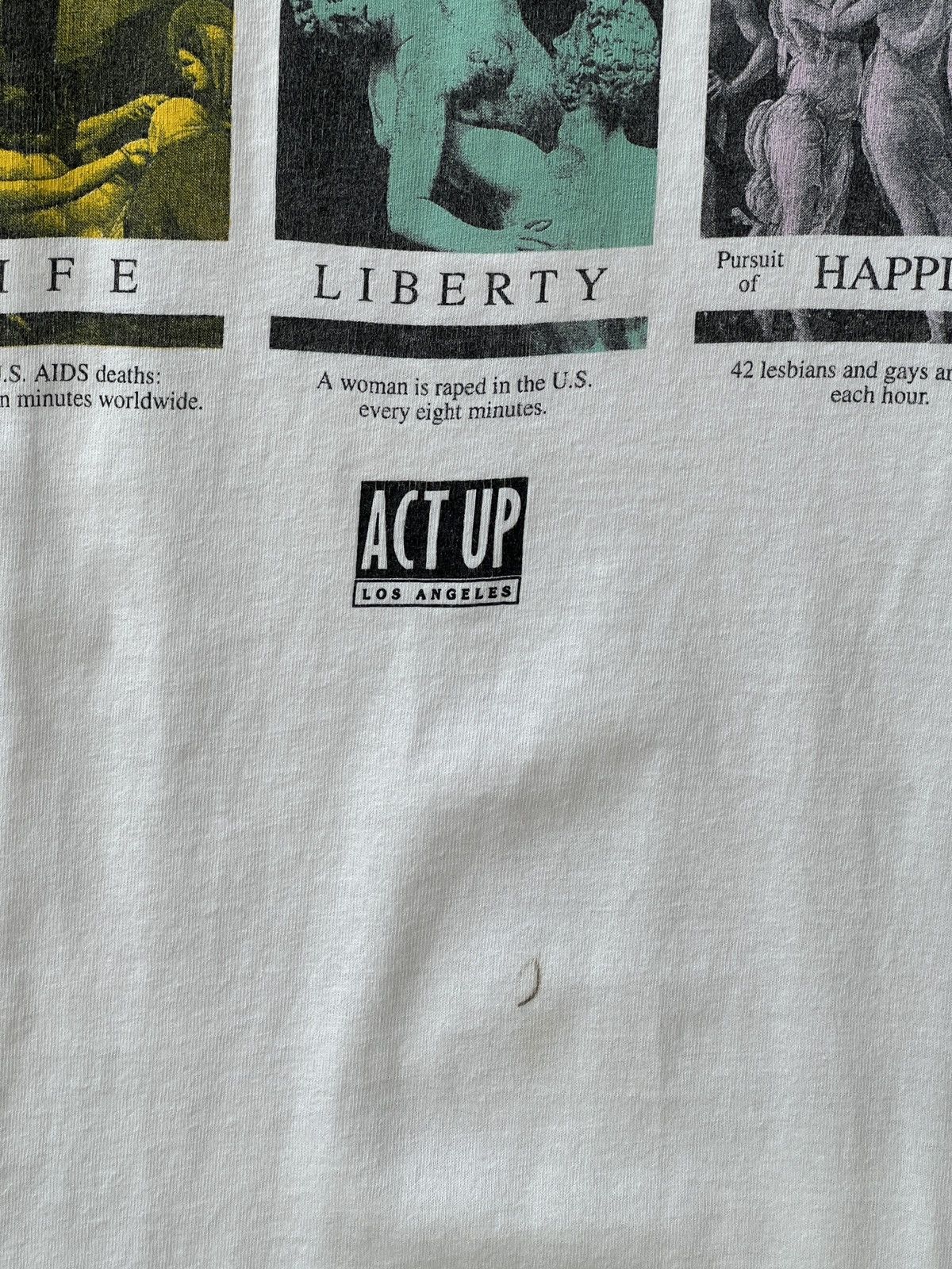 Vintage Vintage Life Liberty and Pursuit of Hapiness Social Tee XL Size US XL / EU 56 / 4 - 6 Thumbnail