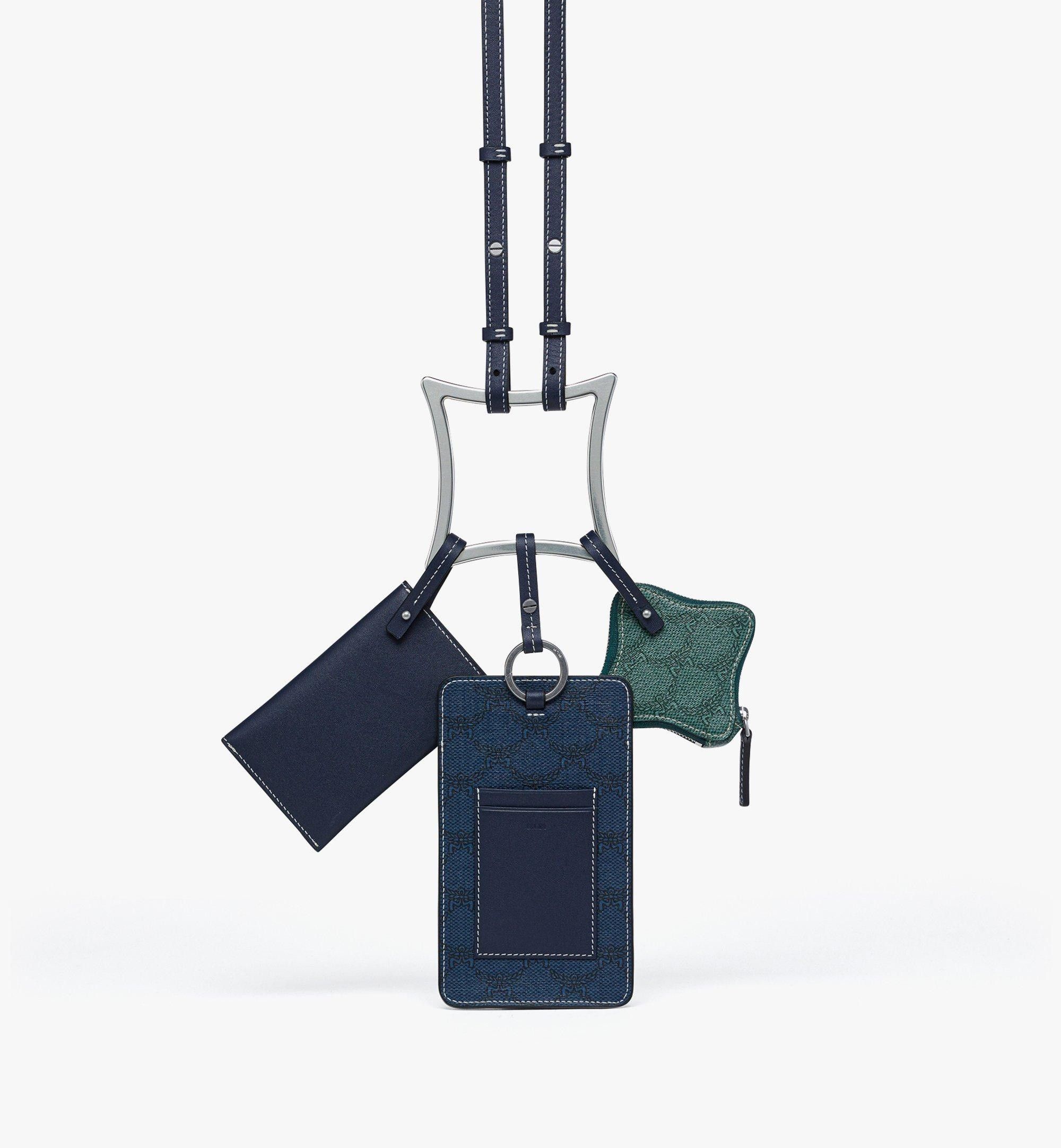 MCM o1mt1gz0725 Size: OS / Pouch in Navy Size ONE SIZE - 4 Thumbnail