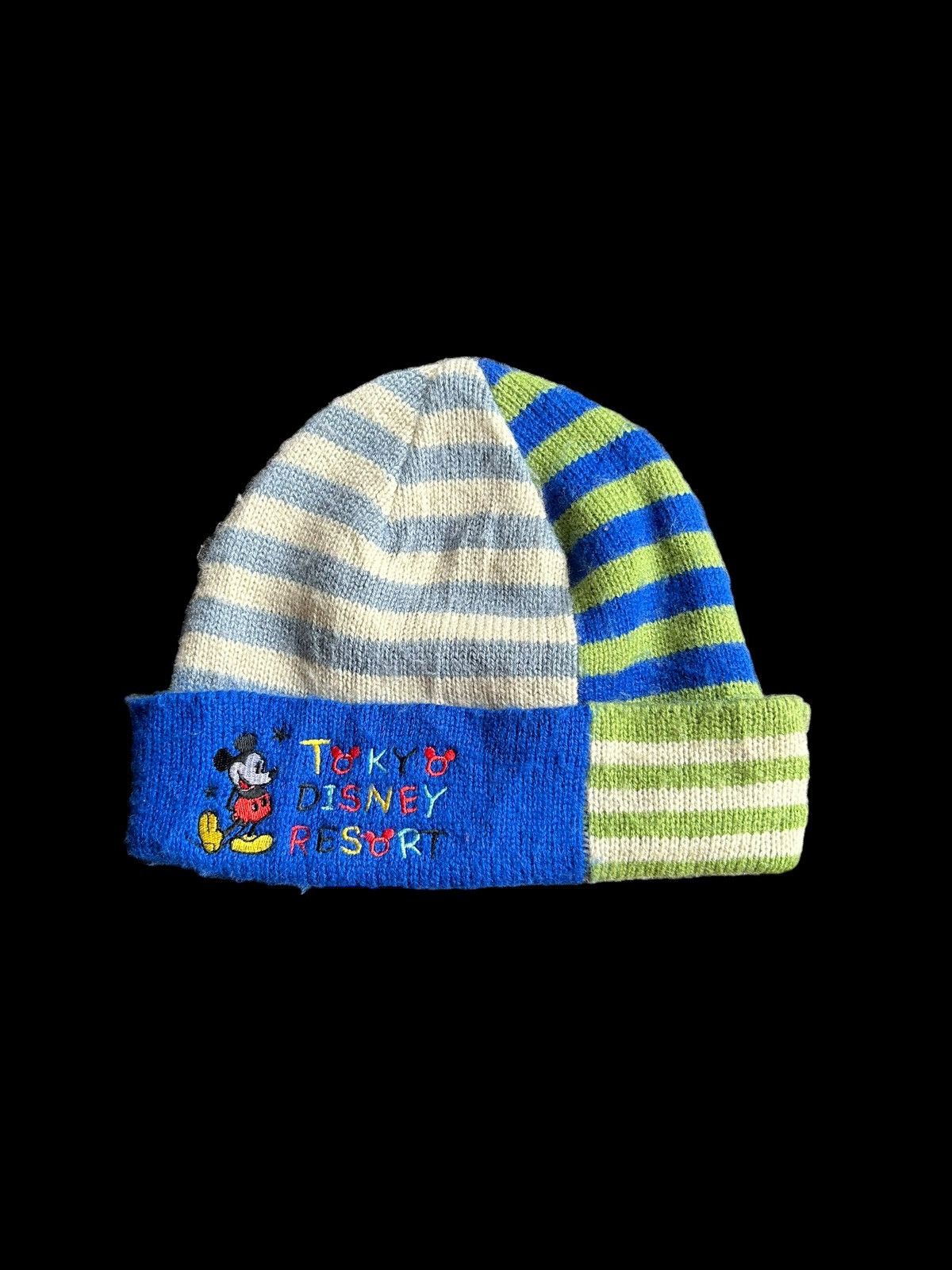 Japanese Brand × Kapital × Vintage Inspired By Kapital Mickey Patchwork Beanie Hats Rare🎌 Size ONE SIZE - 3 Thumbnail