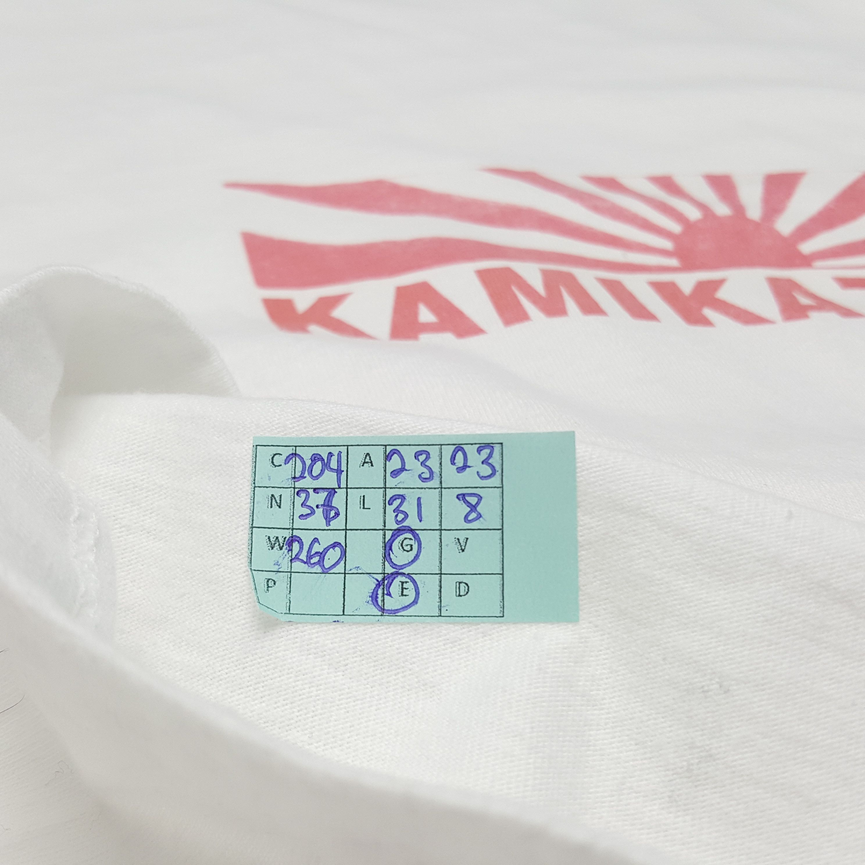 Japanese Brand × Vintage Vintage Kamikaze Kyo 99 Velvet Numbers T-shirt Size US XL / EU 56 / 4 - 9 Thumbnail