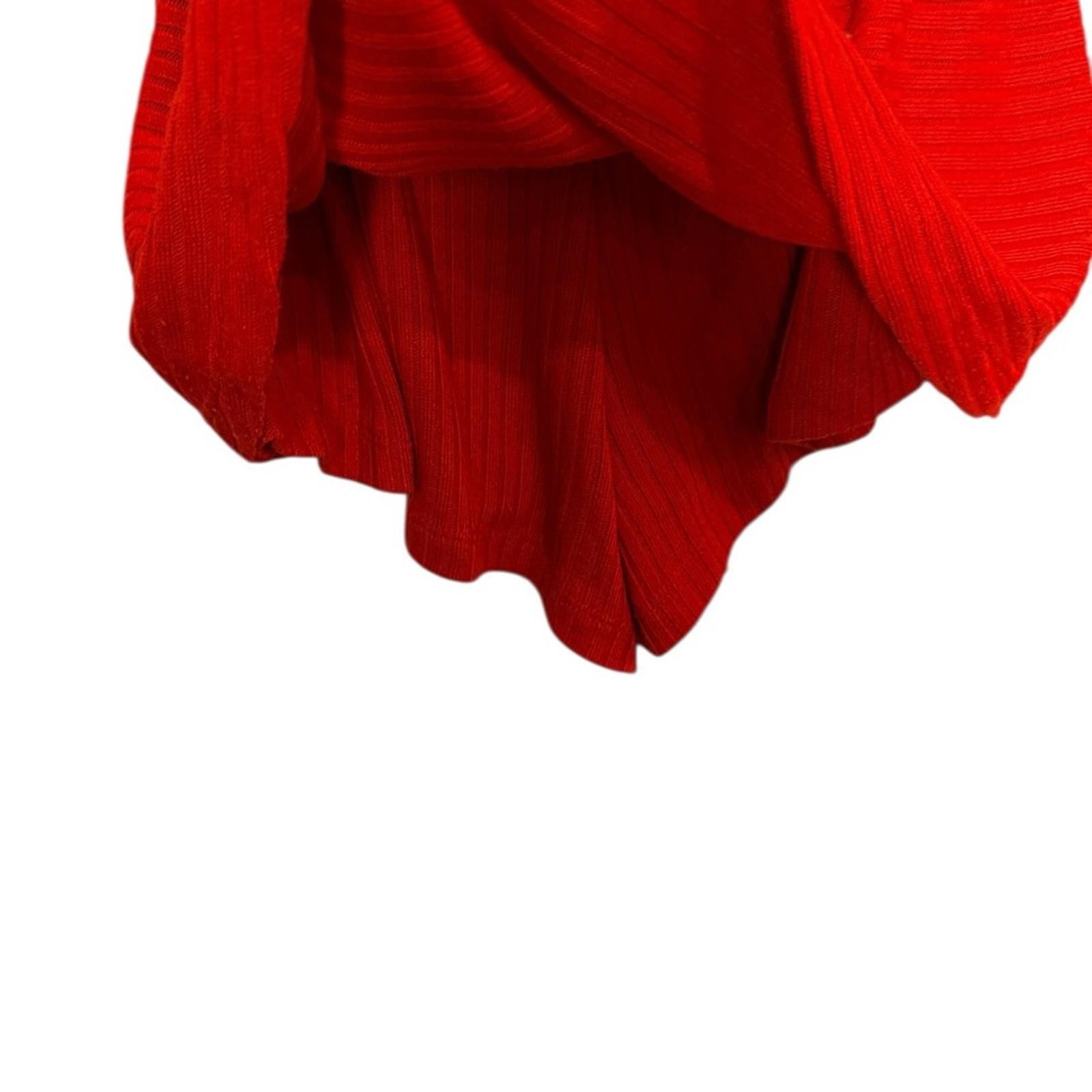 Other Samantha Pleet Vibrant Red Knit Pinup Girl Romper Mini Sz XS Size XS / US 0-2 / IT 36-38 - 3 Thumbnail