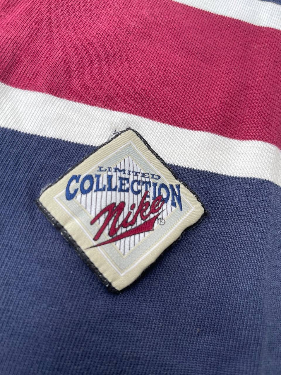 Nike Vintage Nike Lace-Up Hockey Sweatshirt – Beige / Navy Size US XL / EU 56 / 4 - 3 Thumbnail