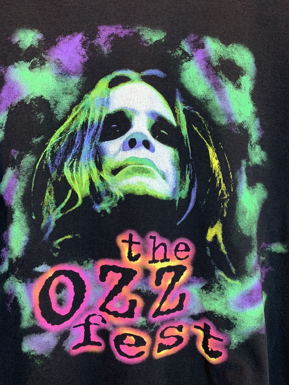 Band Tees × Ozzy Osbourne × Vintage *RARE* Vintage 90s Ozzy Osbourne Ozzfest Single Stitch Shirt Size US L / EU 52-54 / 3 - 3 Thumbnail