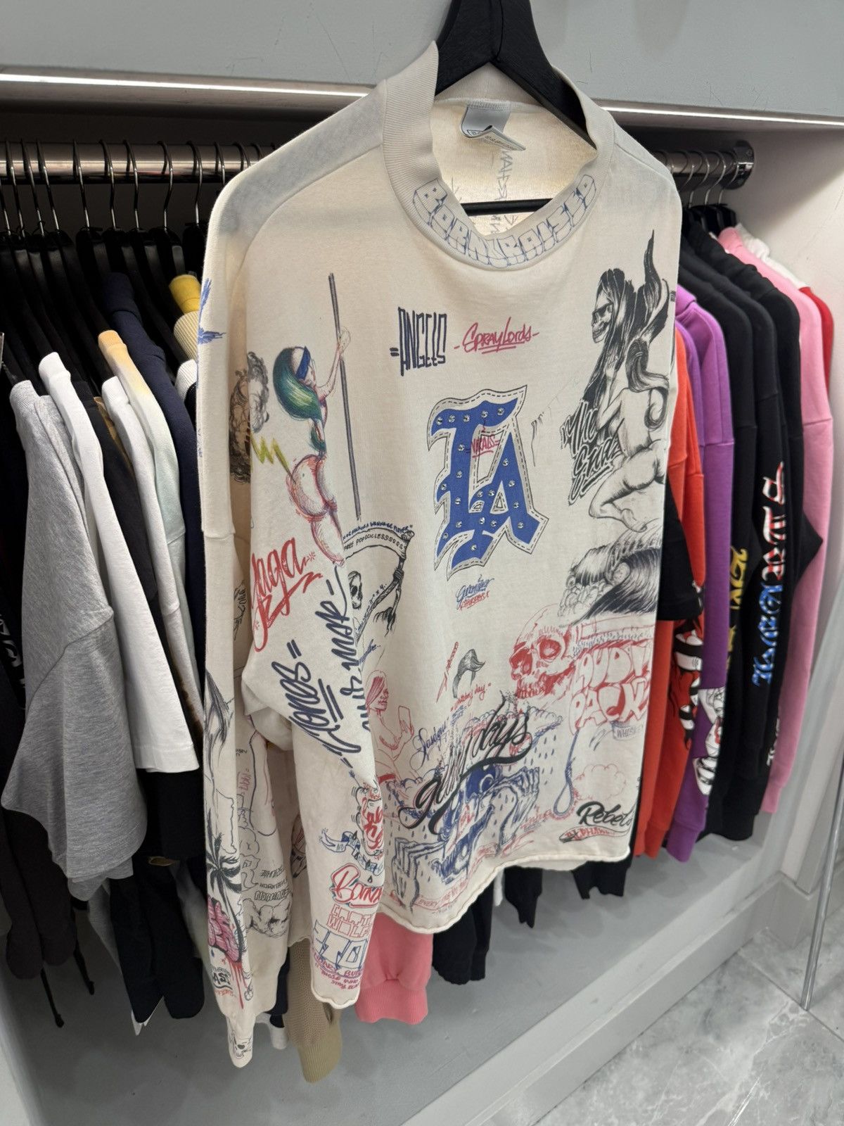 Saint Michael Saint Born & Raised Longsleeve Size US L / EU 52-54 / 3 - 2 Thumbnail