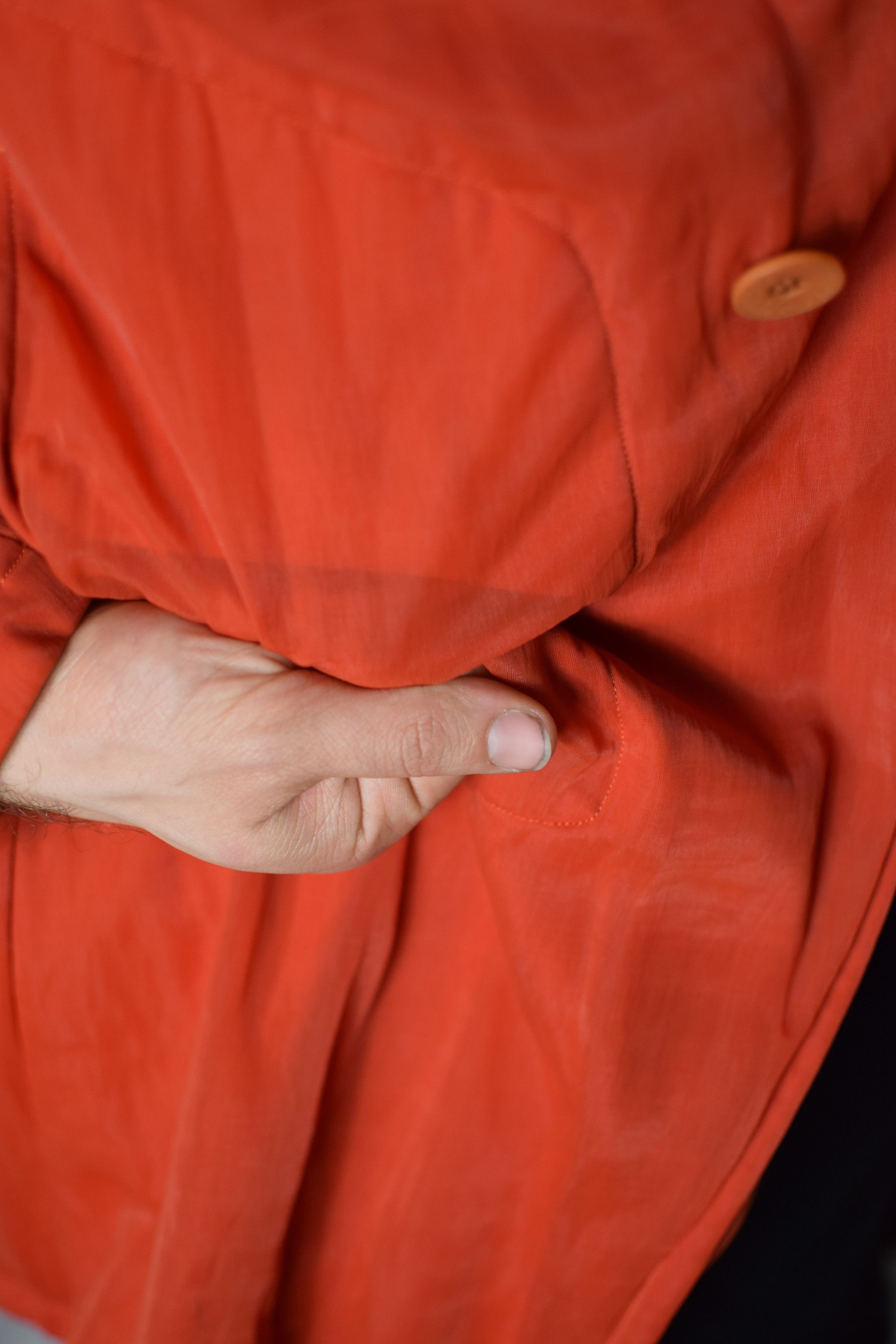 Julius Julius AW18 Divided Sample Vermillion Jacket - 677JAM2-VM Size US L / EU 52-54 / 3 - 10 Thumbnail