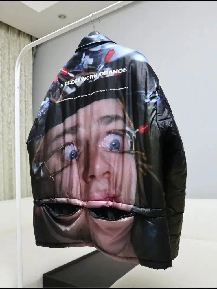 Undercover Undercover 19AW Clock Orange ALex Figure Print Jacket-2507 Size US L / EU 52-54 / 3 - 1 Thumbnail