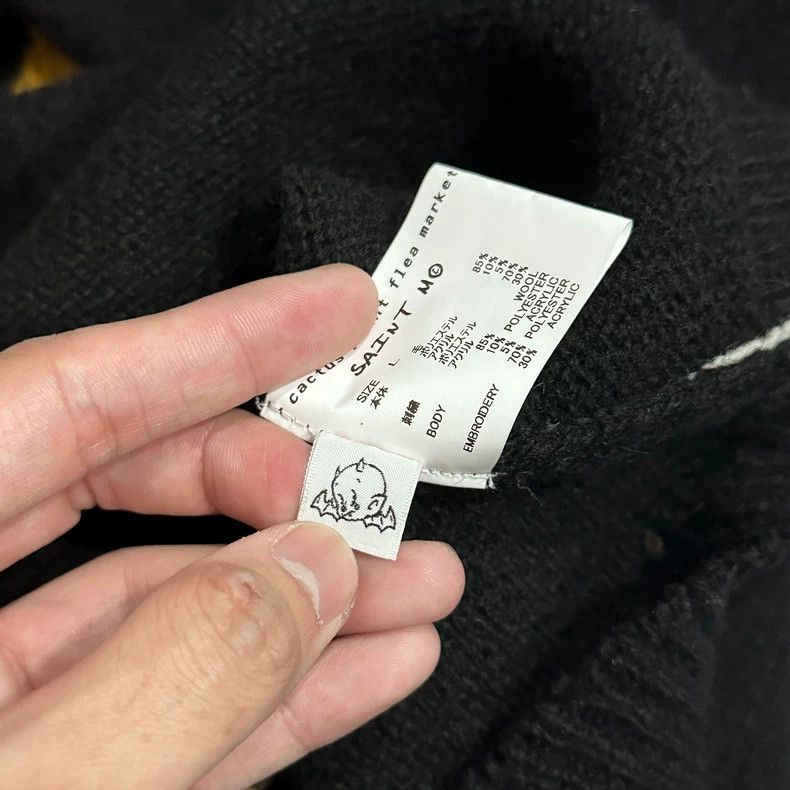 Saint Michael Saint Michael Smiling faces destroy pullovers Size US L / EU 52-54 / 3 - 7 Thumbnail