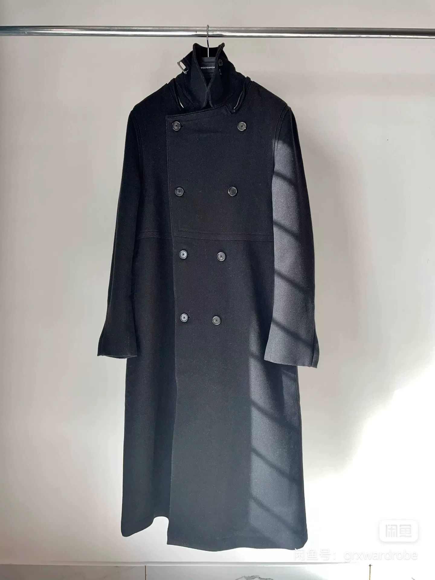 Ann Demeulemeester Ann Demeulemeester Hooded Double-Breasted Coat Size US S / EU 44-46 / 1 - 1 Thumbnail