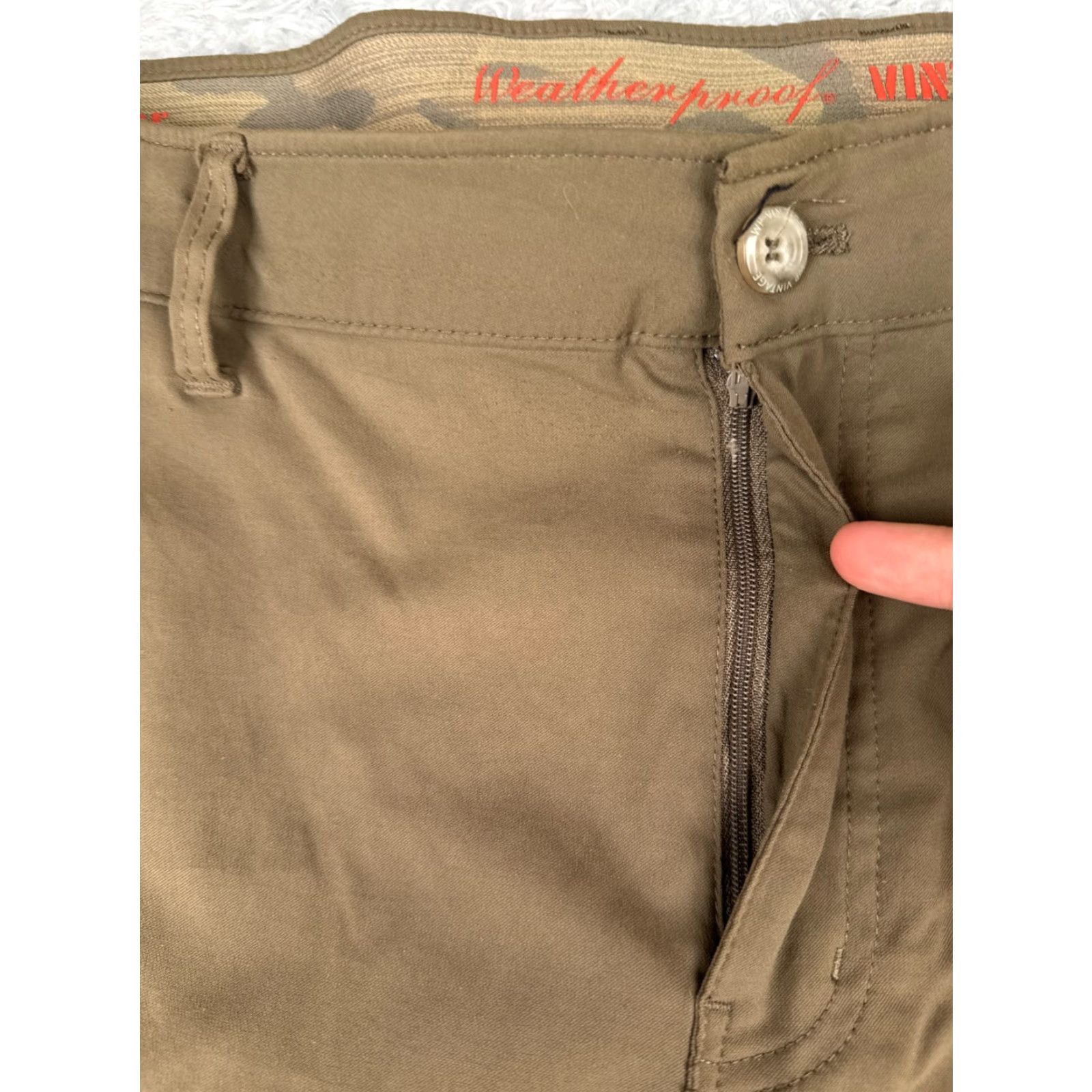 Weatherproof Weatherproof Pants Adult 38 Beige Straight Leg Nylon Blend Hike Walking 38x30 Mens Regular Pants Beige Weatherproof 90s Outdoor Patriotic Size US 38 / EU 54 - 5 Thumbnail
