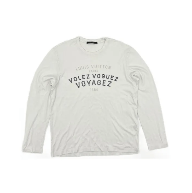 Louis Vuitton Louis Vuitton Long Sleeve T-shirt Size US L / EU 52-54 / 3 - 1 Thumbnail