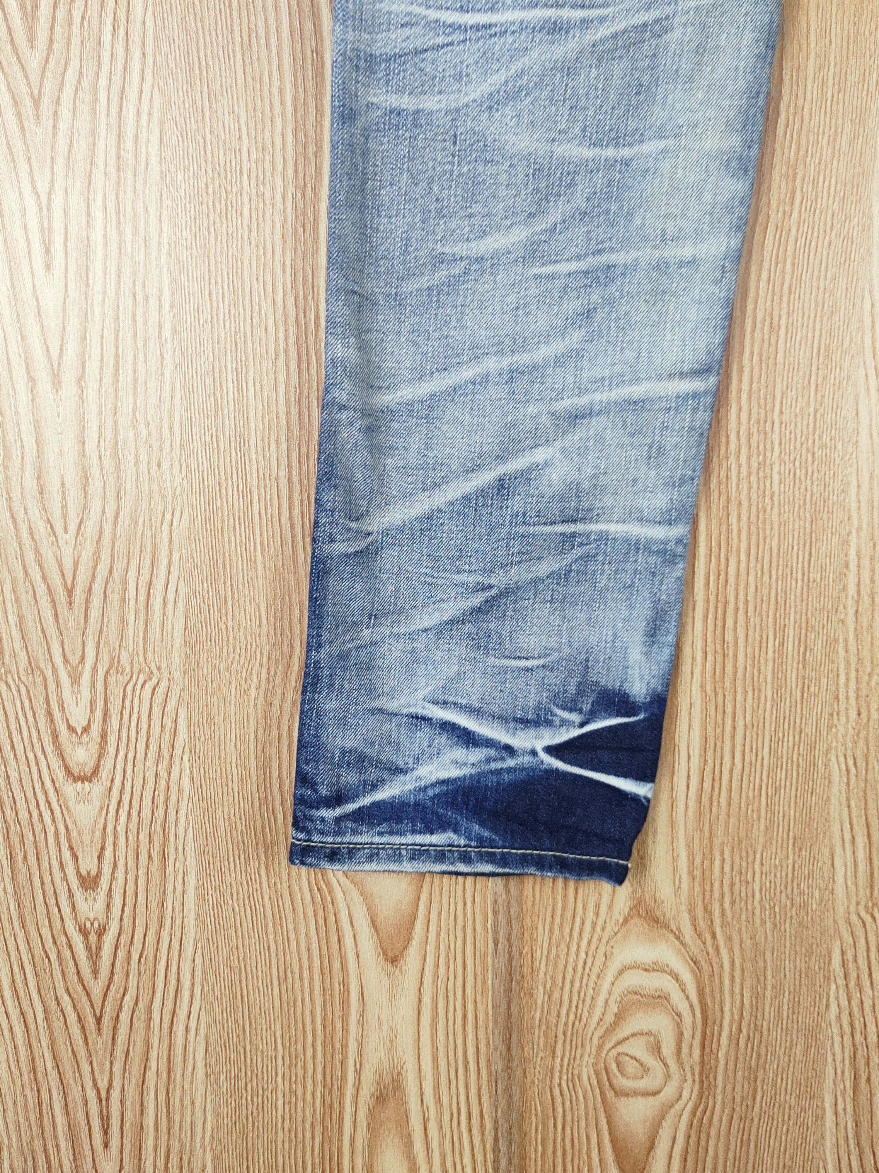 Japanese Brand × Vintage VINTAGE 💥 SP RAY Tribe Blue Distressed Ripped Jeans Size 30" / US 8 / IT 44 - 9 Thumbnail
