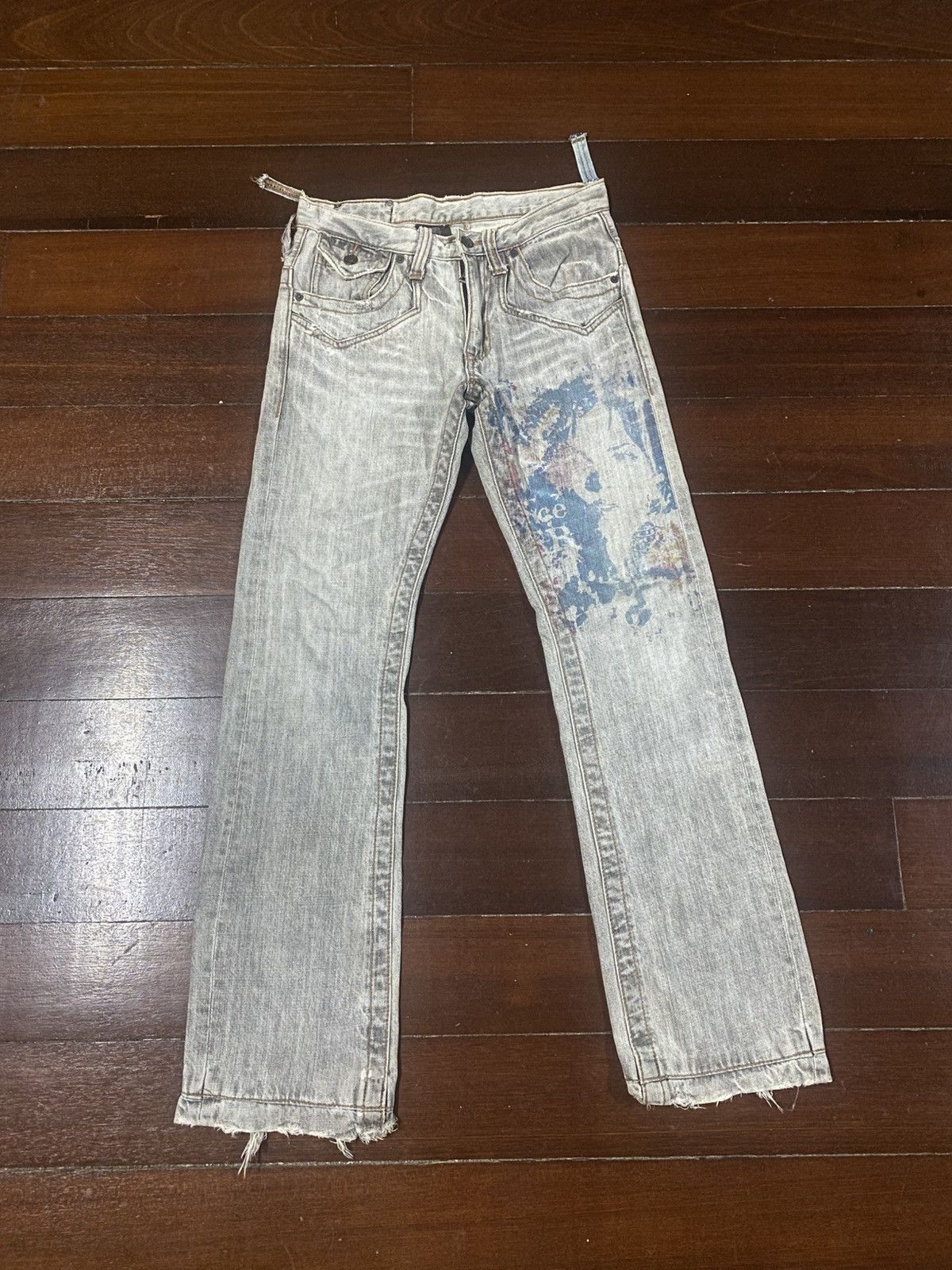 semanticdesign Semantic Design Clawmark art design Thrashed Denim Jeans Size US 34 / EU 50 - 1 Thumbnail