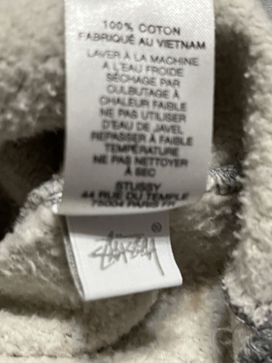Stussy Light Grey Stussy Zip Up Hooded Sweatshirt Size US M / EU 48-50 / 2 - 6 Thumbnail